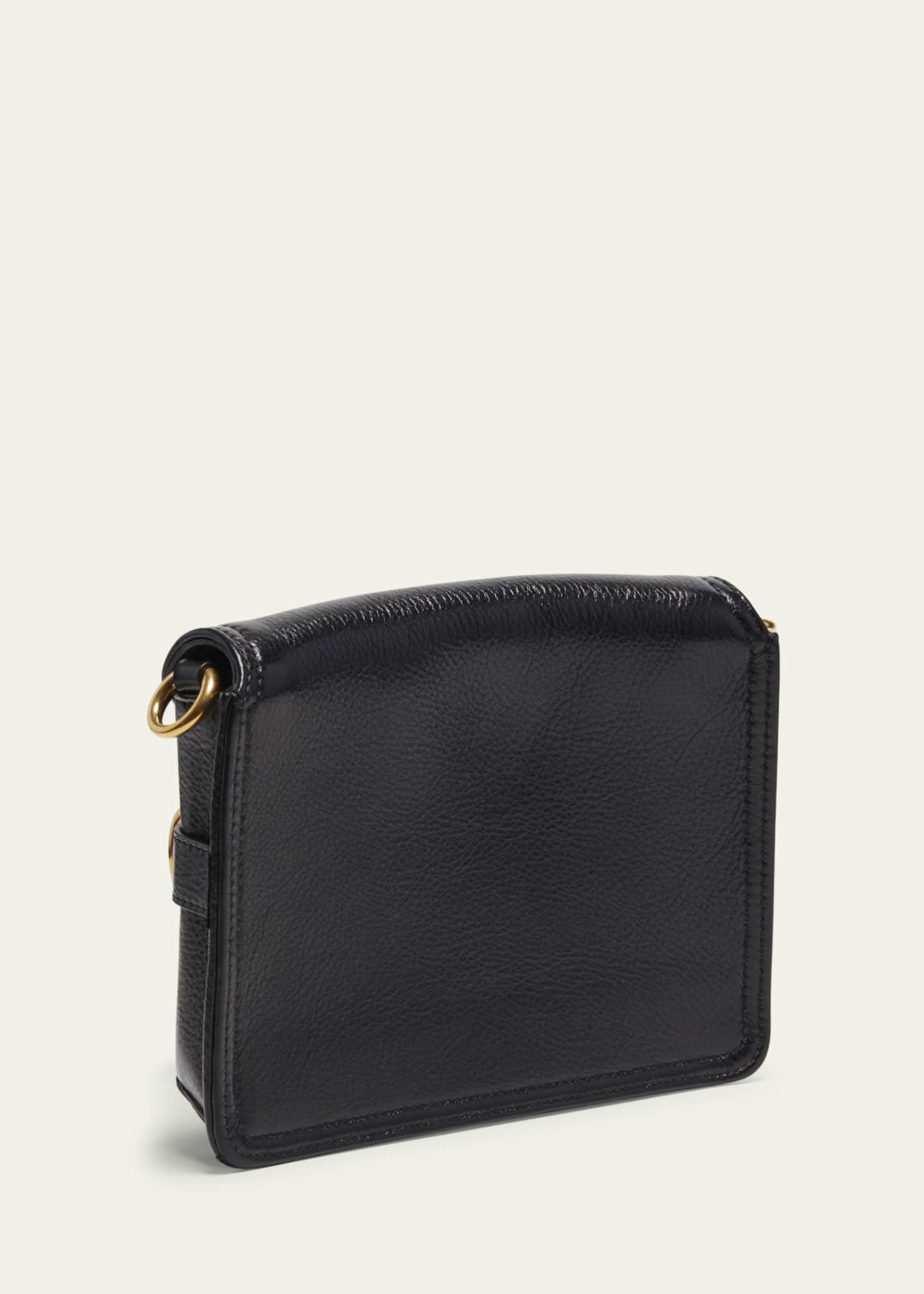 Chloe Cape Flap Crossbody Bag in Grained Calfskin Image 3 of 5
