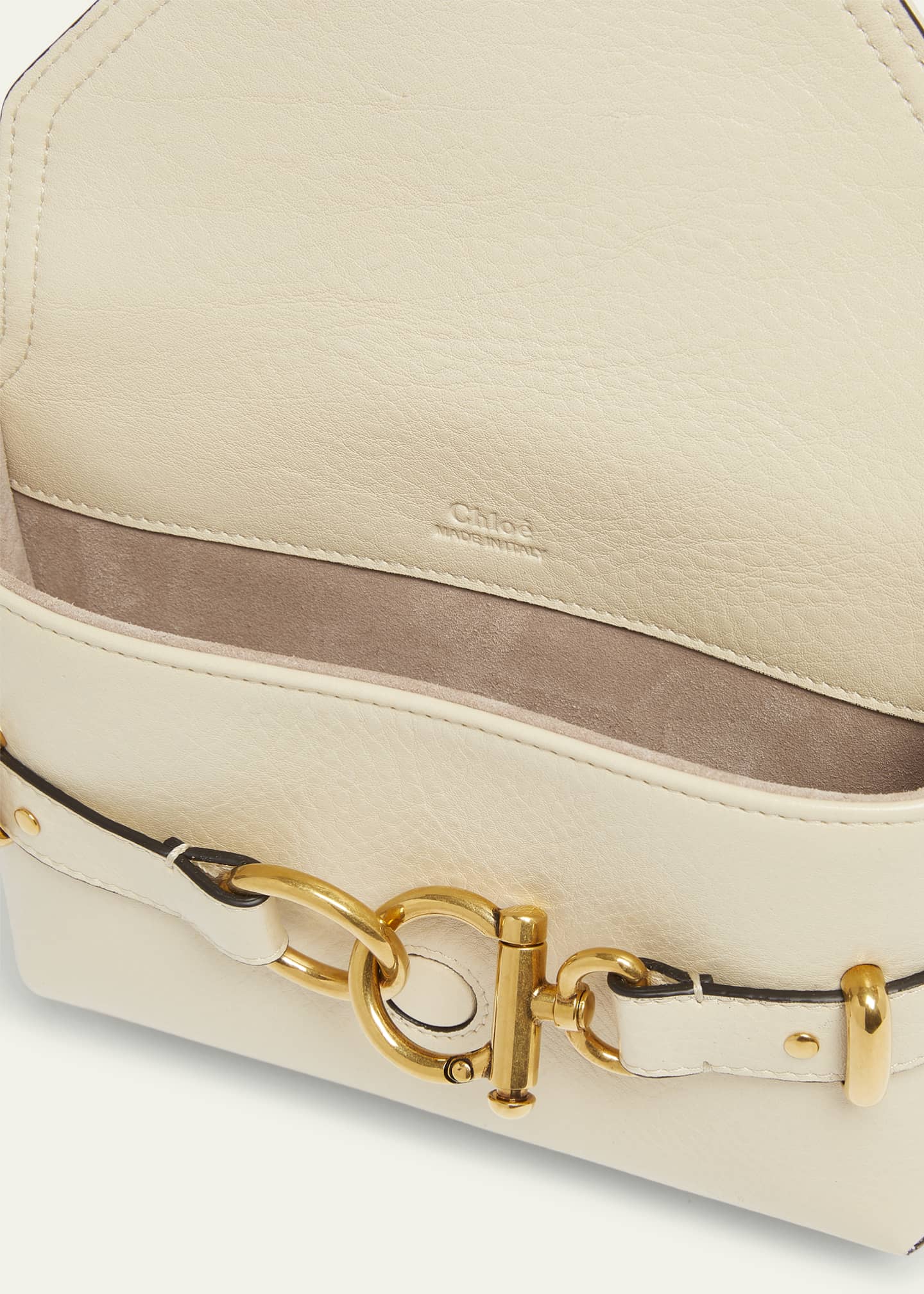 Chloe Cape Flap Crossbody Bag in Grained Calfskin Image 4 of 5