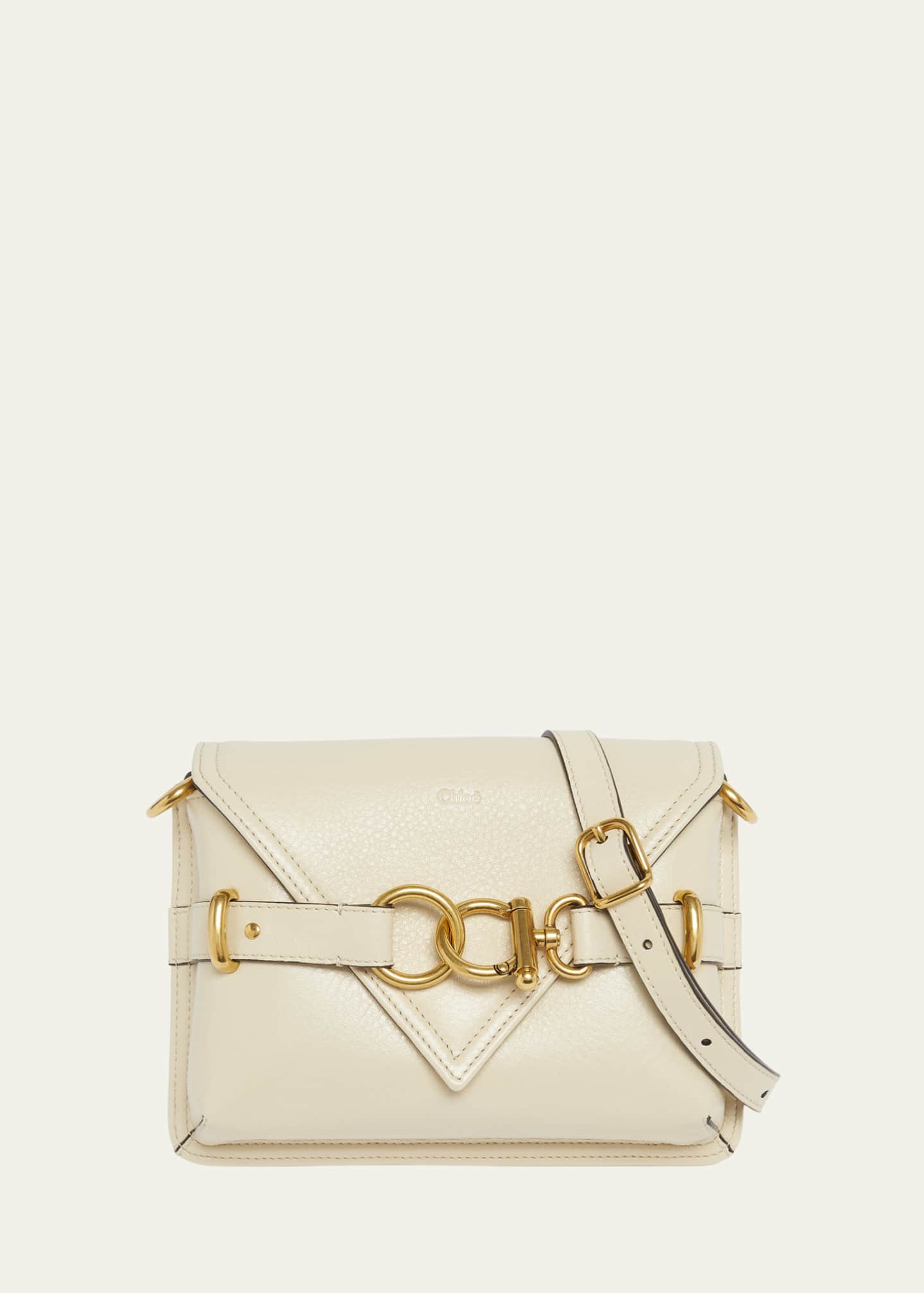 Chloe Cape Flap Crossbody Bag in Grained Calfskin Image 1 of 5