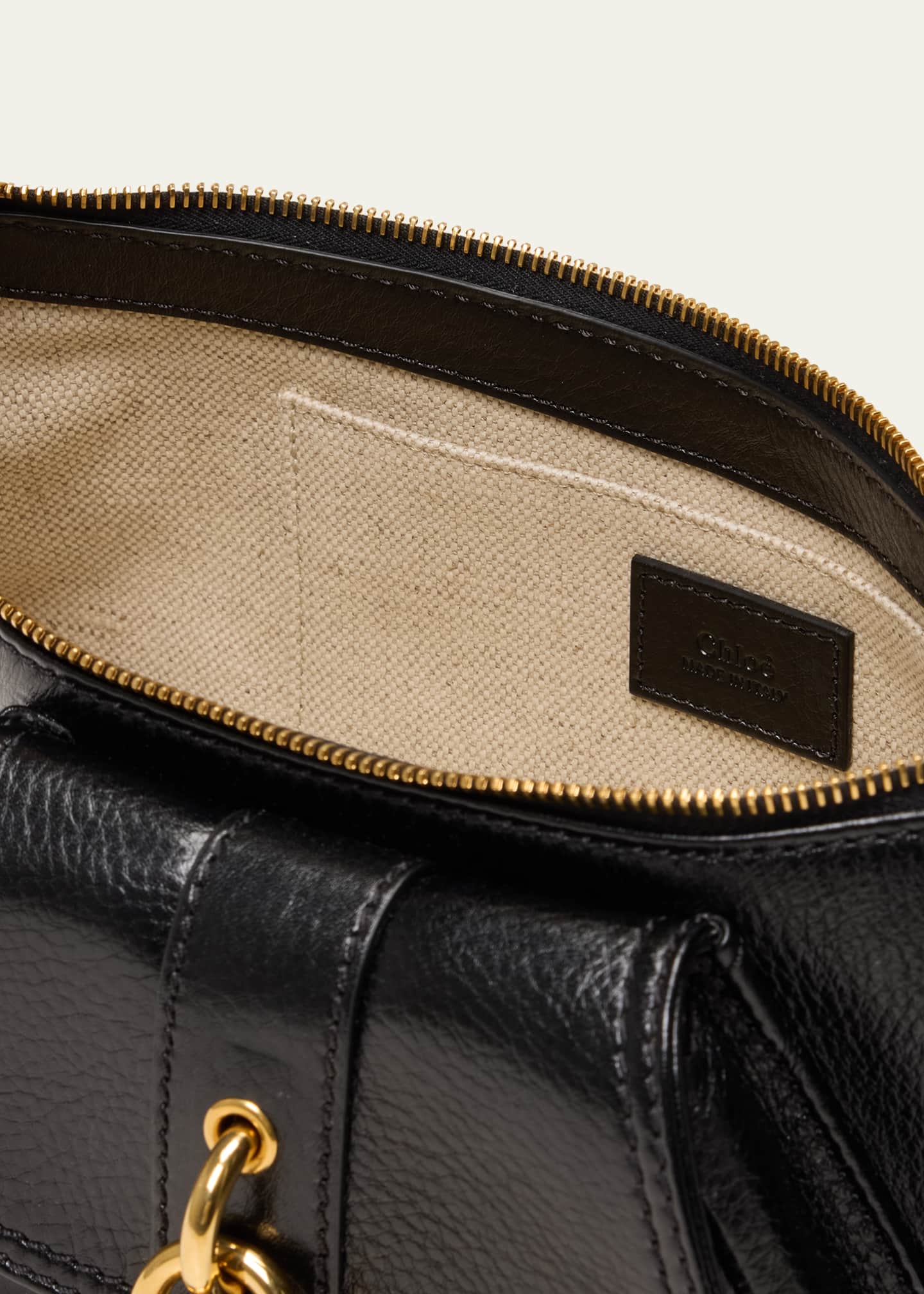 Chloe The 99 Shoulder Bag in Shiny Grained Calfskin Image 4 of 5