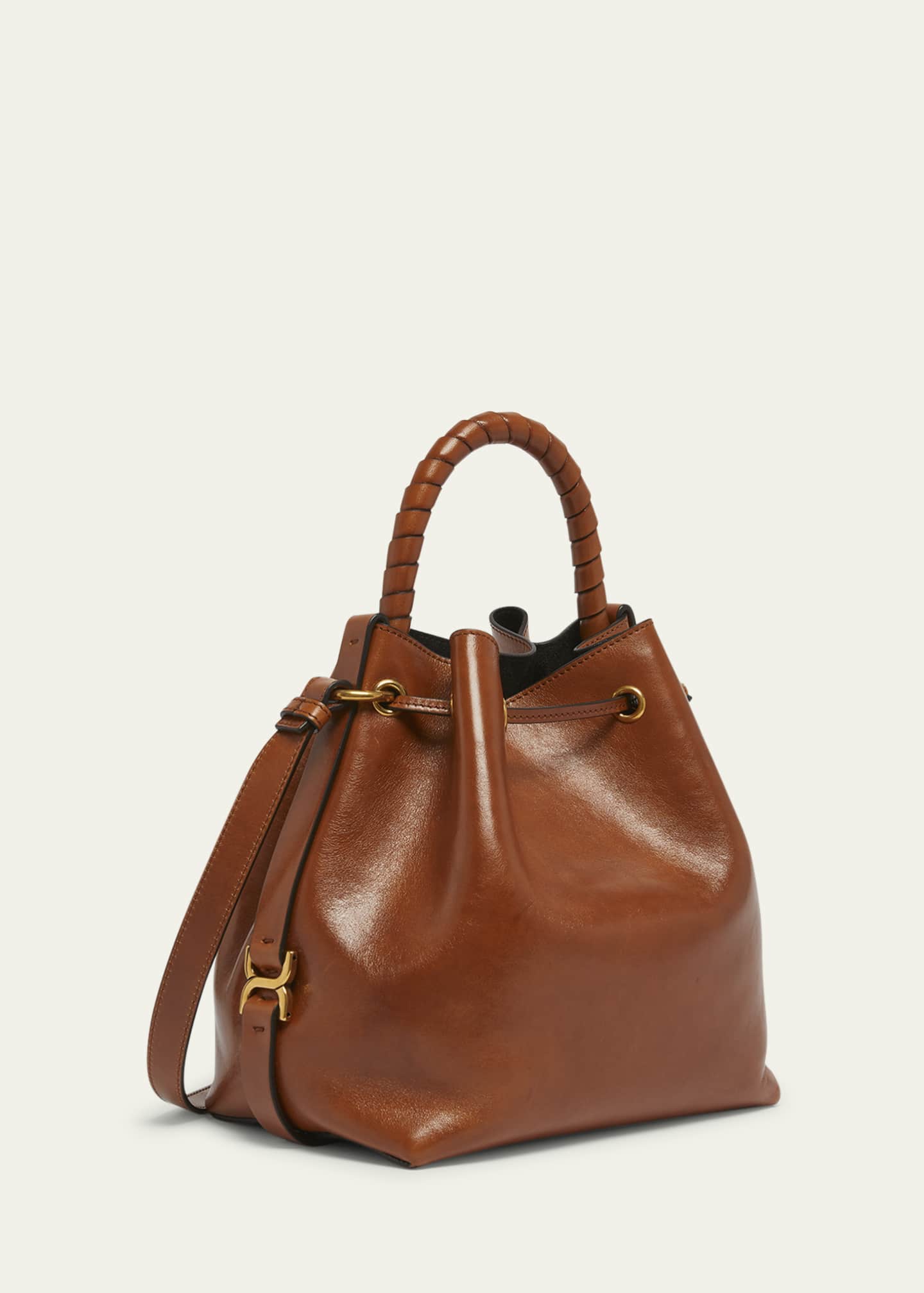 Chloe Marcie Bucket Bag in Shiny Calfskin Image 3 of 5