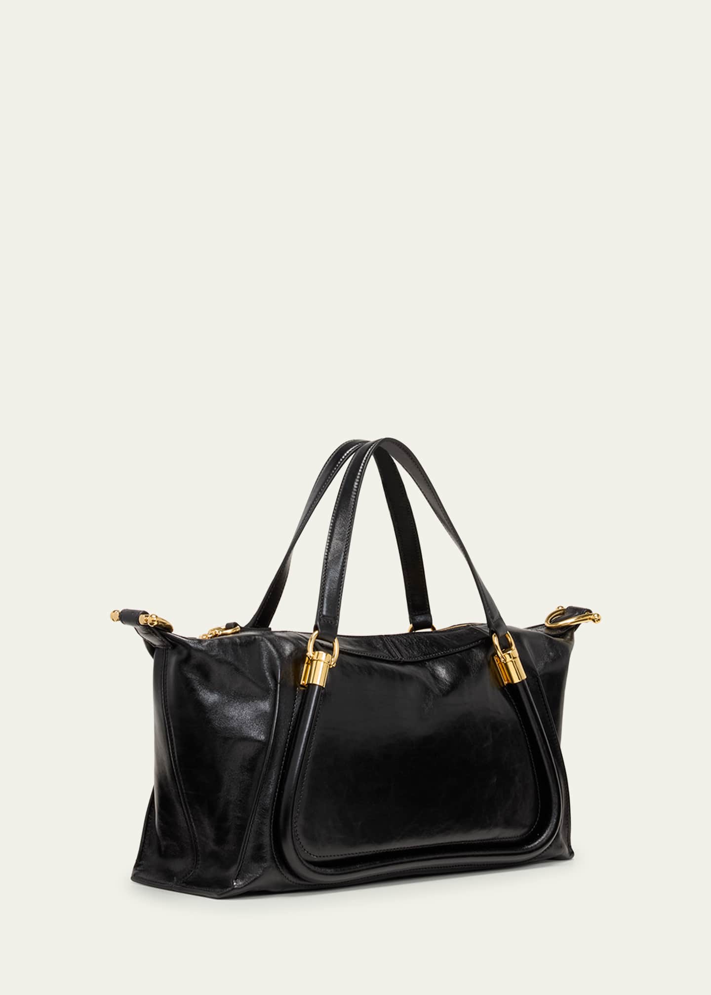 Chloe Paraty 24 Large Bag in Shiny Calfskin Image 3 of 5