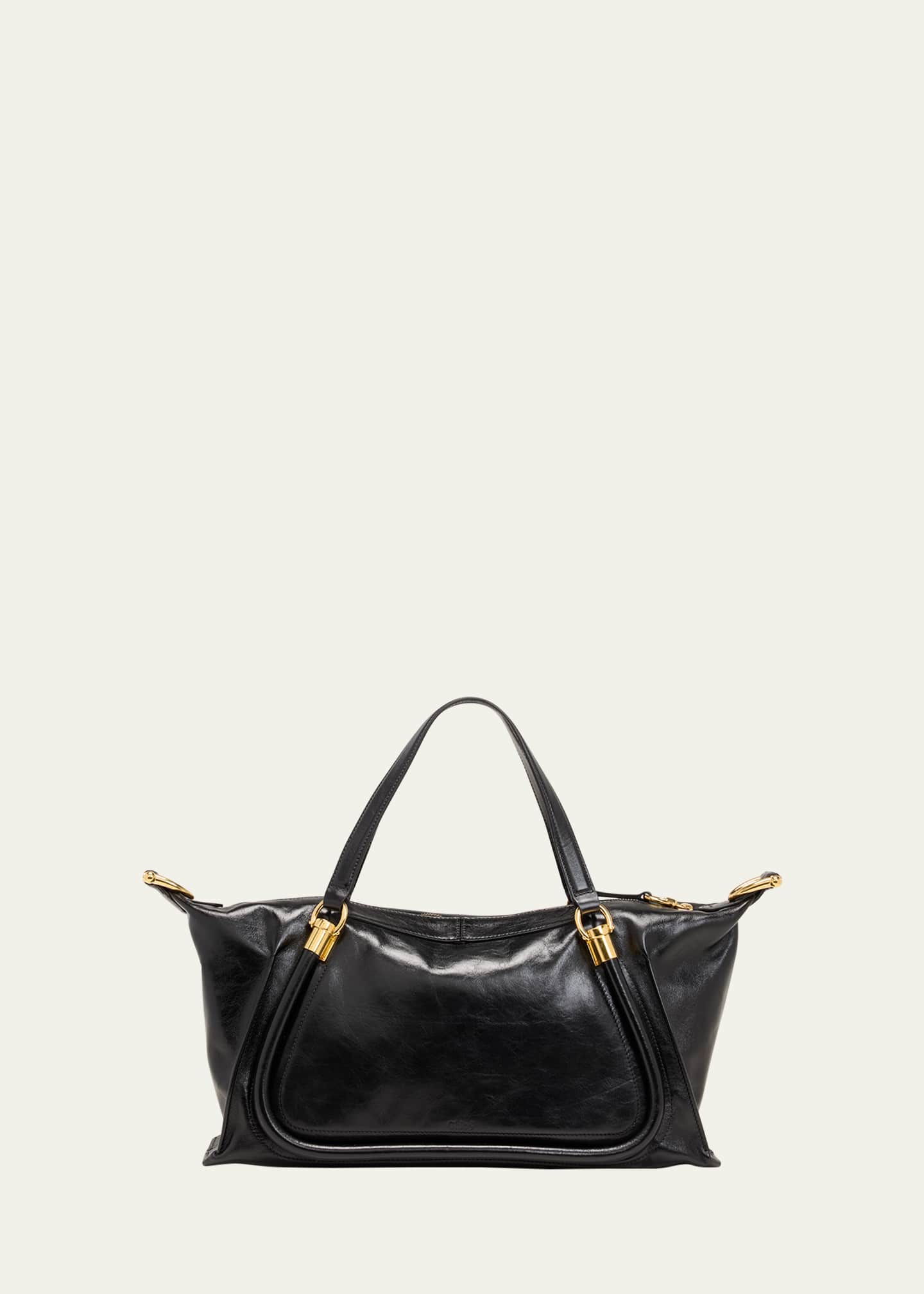 Chloe Paraty 24 Large Bag in Shiny Calfskin Image 1 of 5