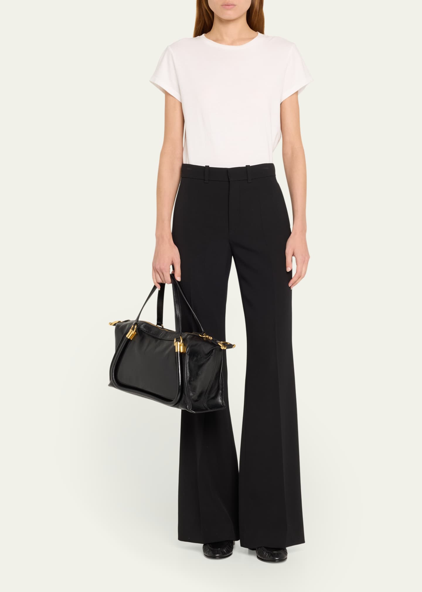 Chloe Paraty 24 Large Bag in Shiny Calfskin Image 5 of 5