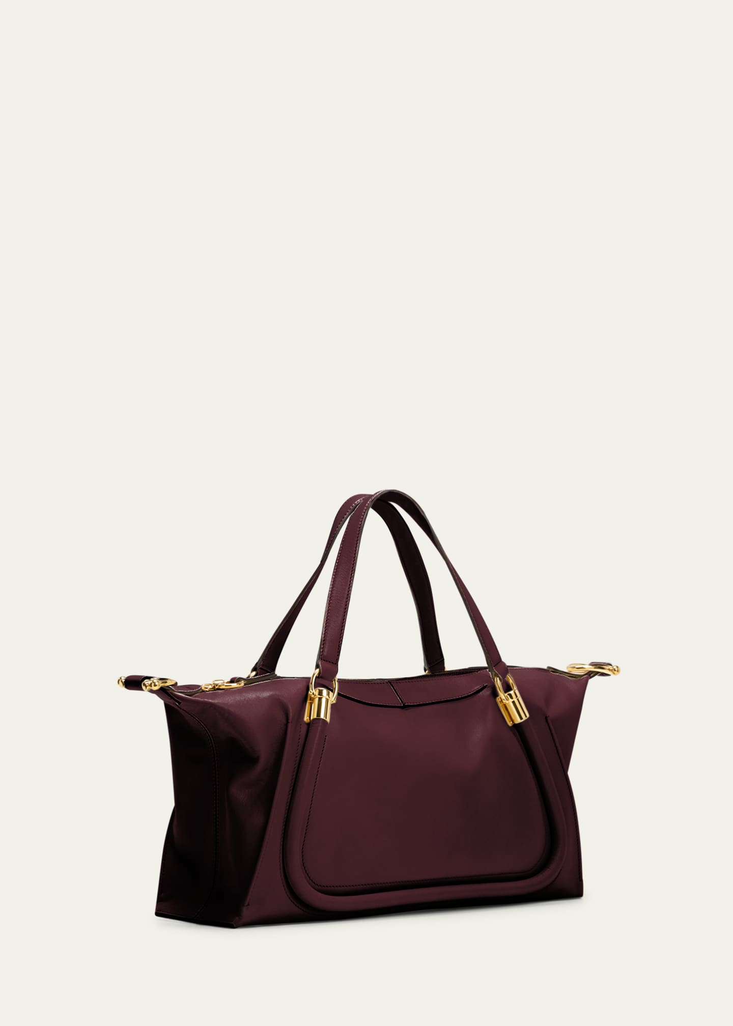 Chloe Paraty 24 Large Bag in Shiny Calfskin - Bergdorf Goodman