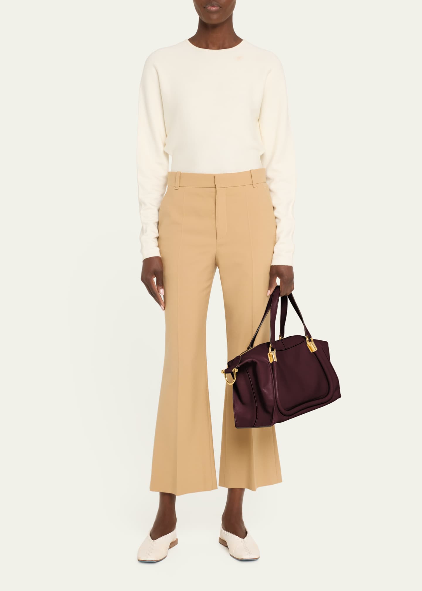 Chloe Paraty 24 Large Bag in Shiny Calfskin - Bergdorf Goodman
