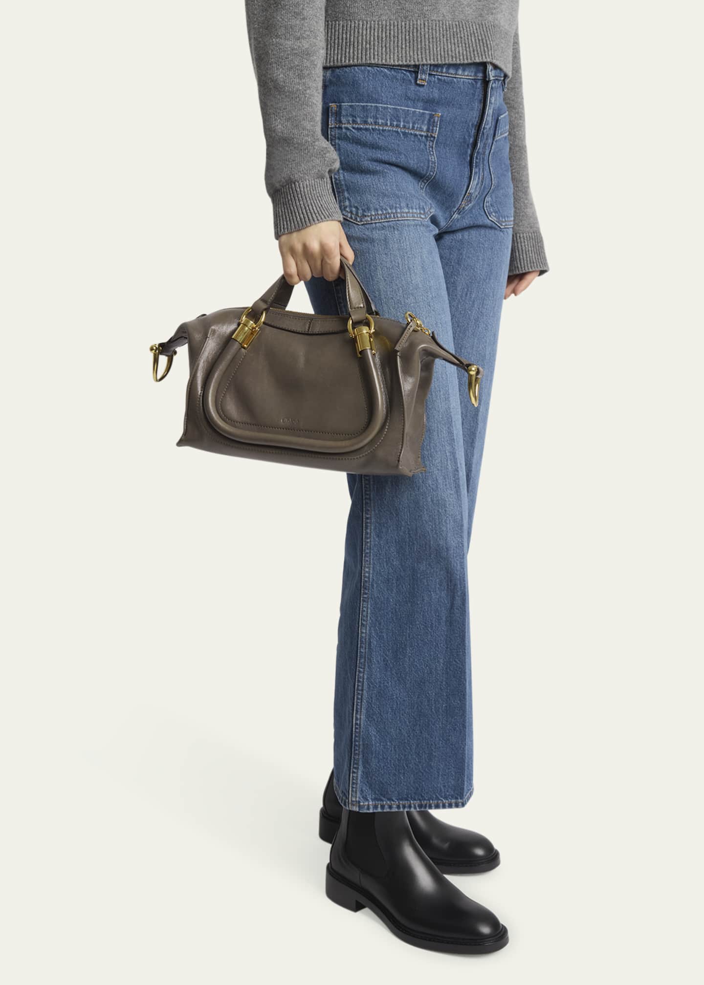 Chloe Paraty 24 Medium Bag in Shiny Calfskin Image 2 of 5