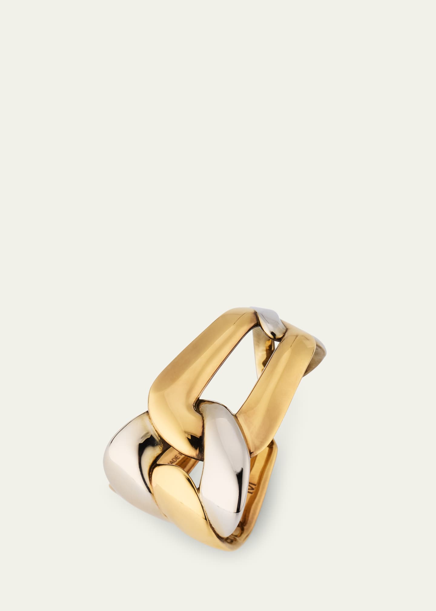 McQueen Double Chain Ring Image 3 of 4