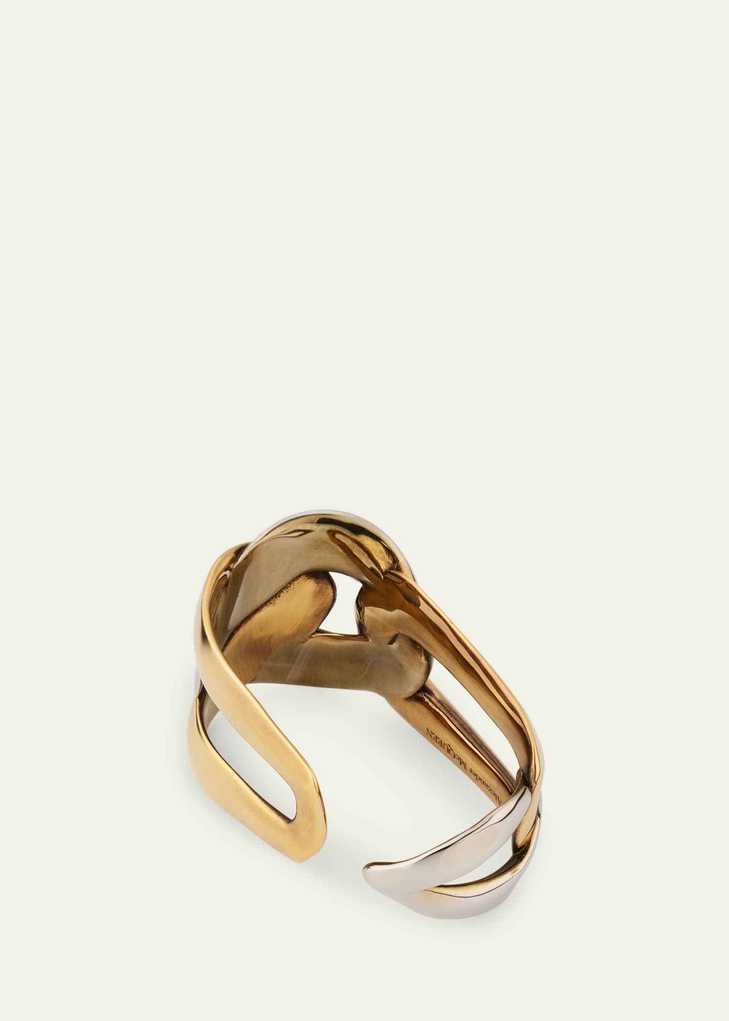 McQueen Double Chain Ring Image 4 of 4
