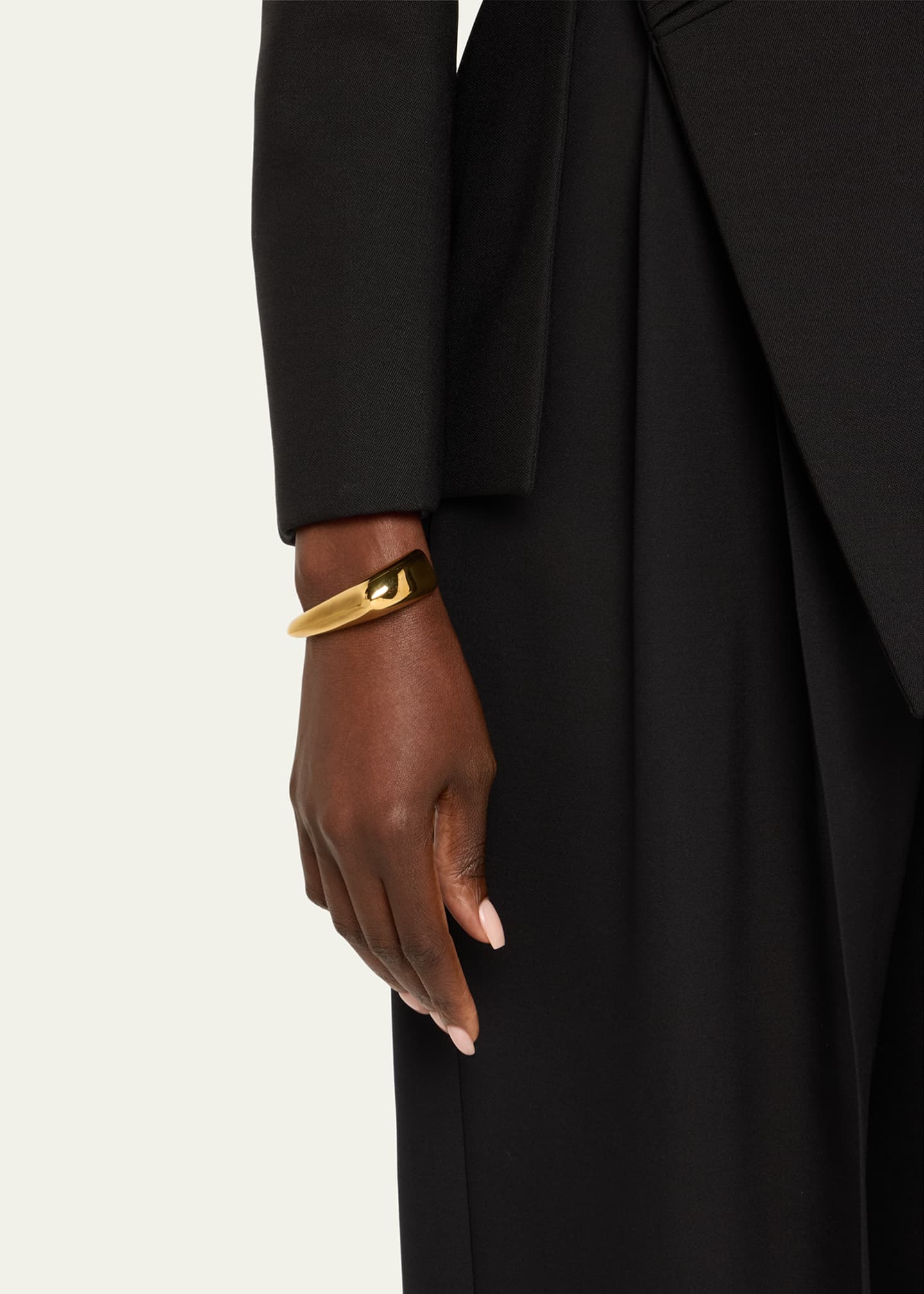 McQueen Gold-Plated Thorn Cuff Bracelet Image 2 of 4