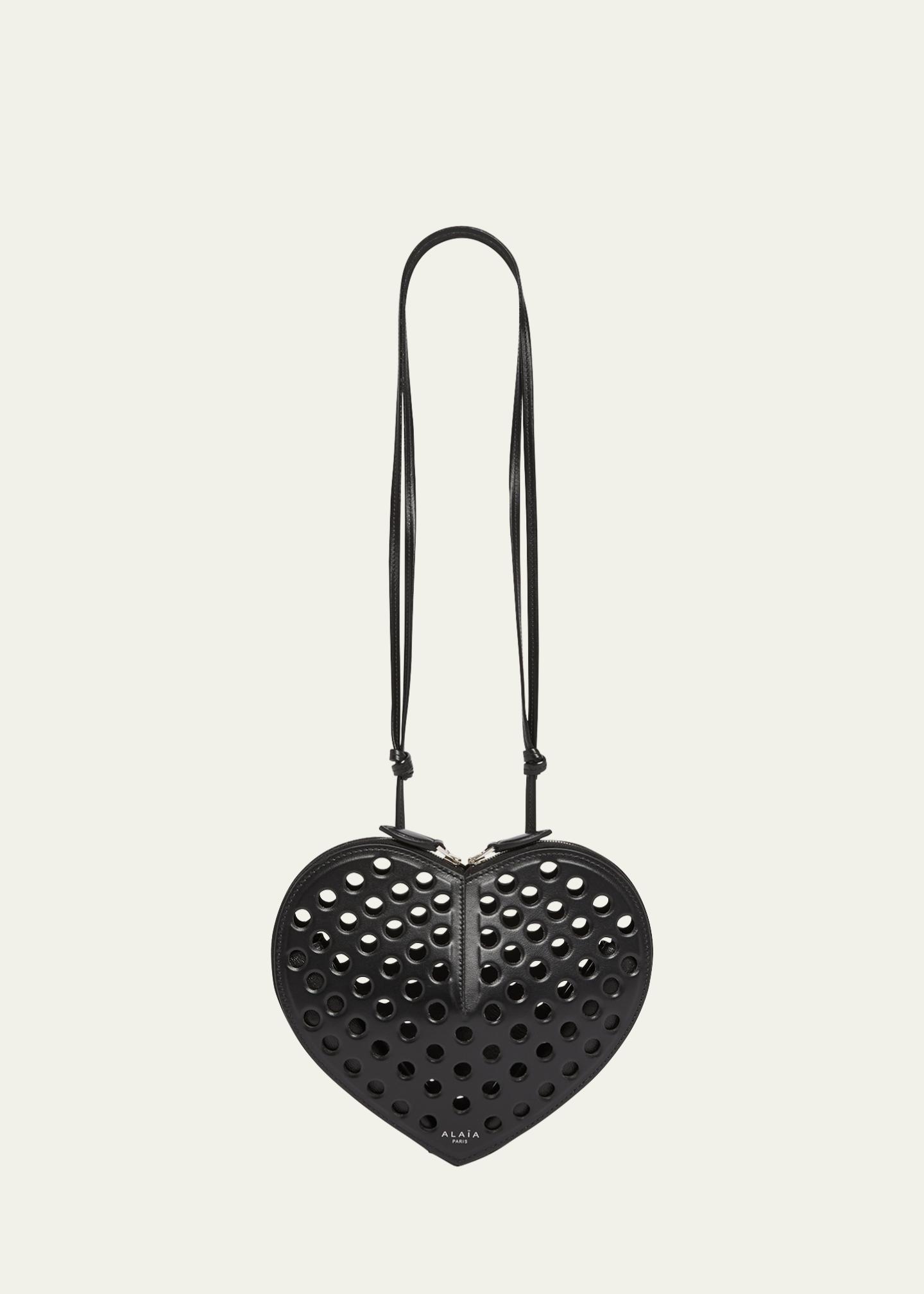 Alaia Le Coeur Shoulder Bag Goatskin 600082605pnk