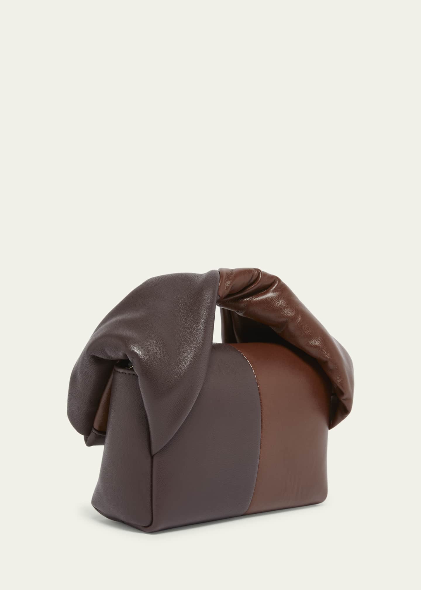 JW Anderson Small Twister Two-Tone Leather Top Handle Bag Image 3 of 5