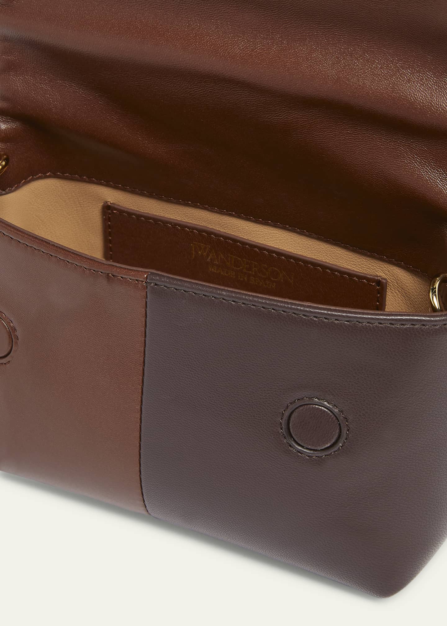 JW Anderson Small Twister Two-Tone Leather Top Handle Bag Image 4 of 5