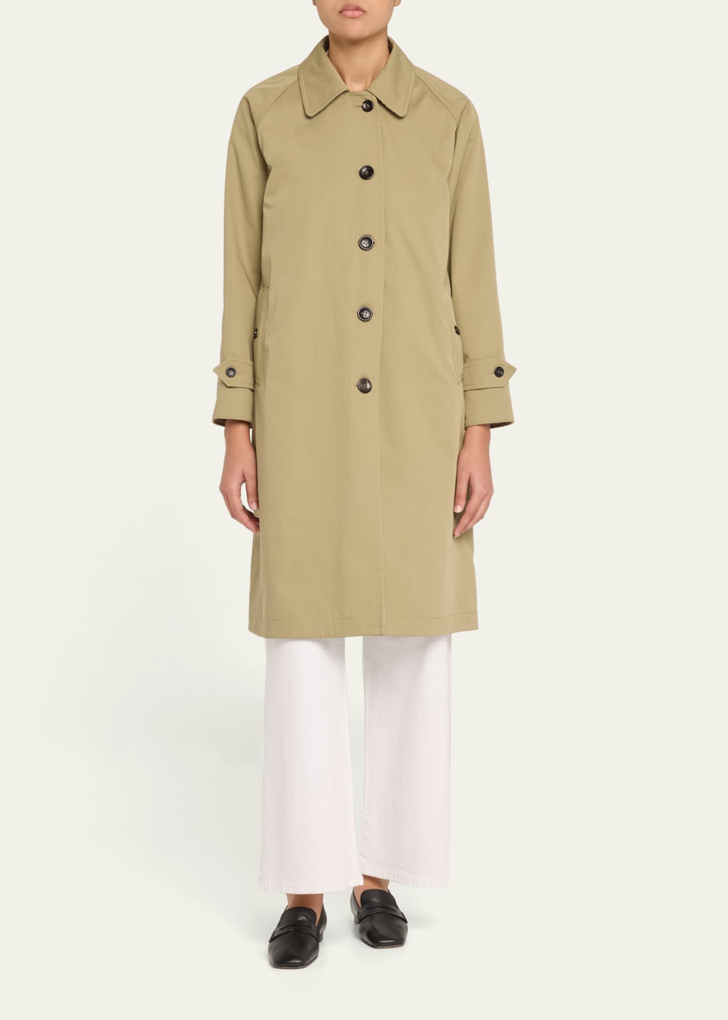 Check Reversible Wool Coat - Thumbnail 2