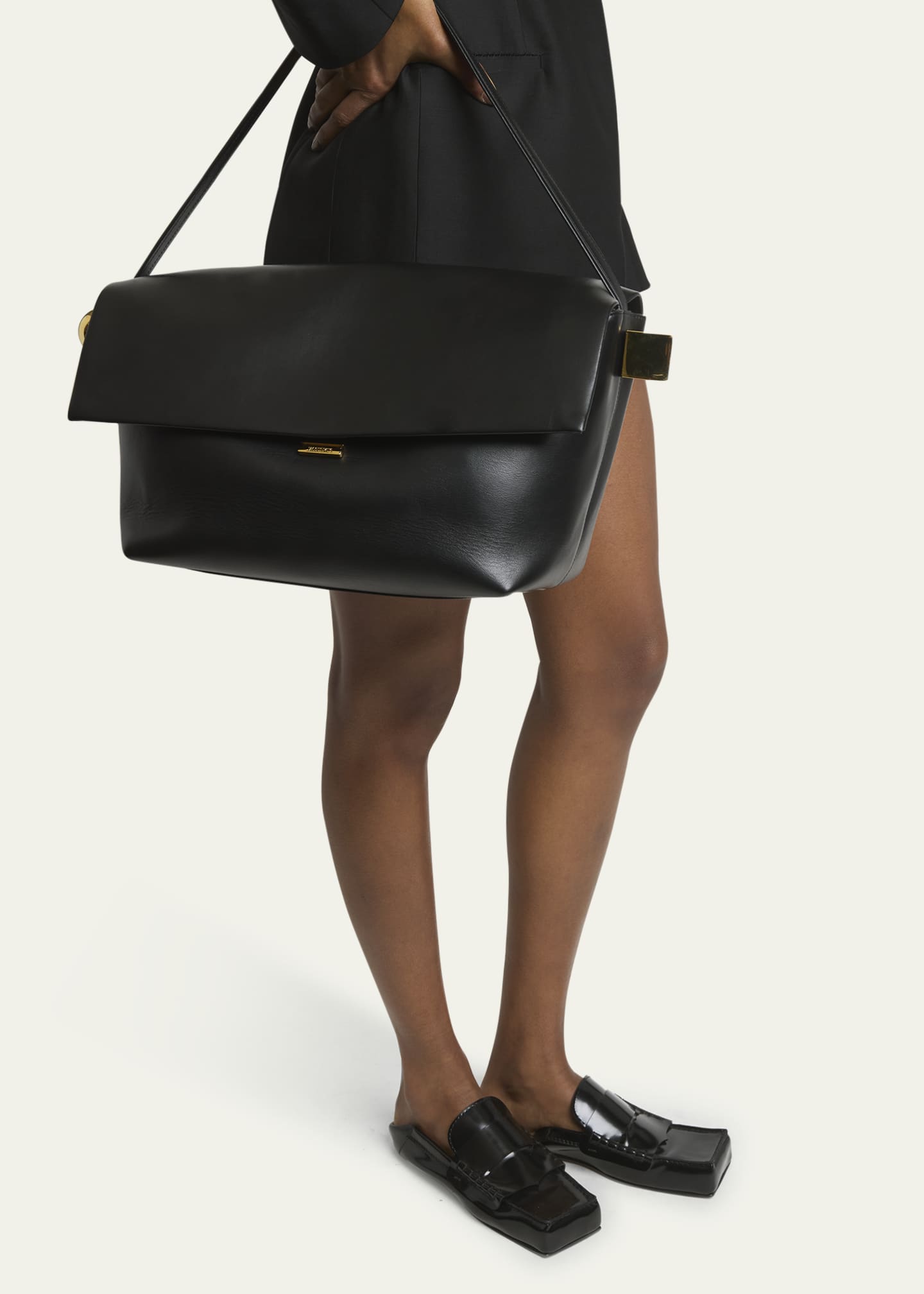 Jacquemus Le Grand Rond Leather Shoulder Bag Image 2 of 5