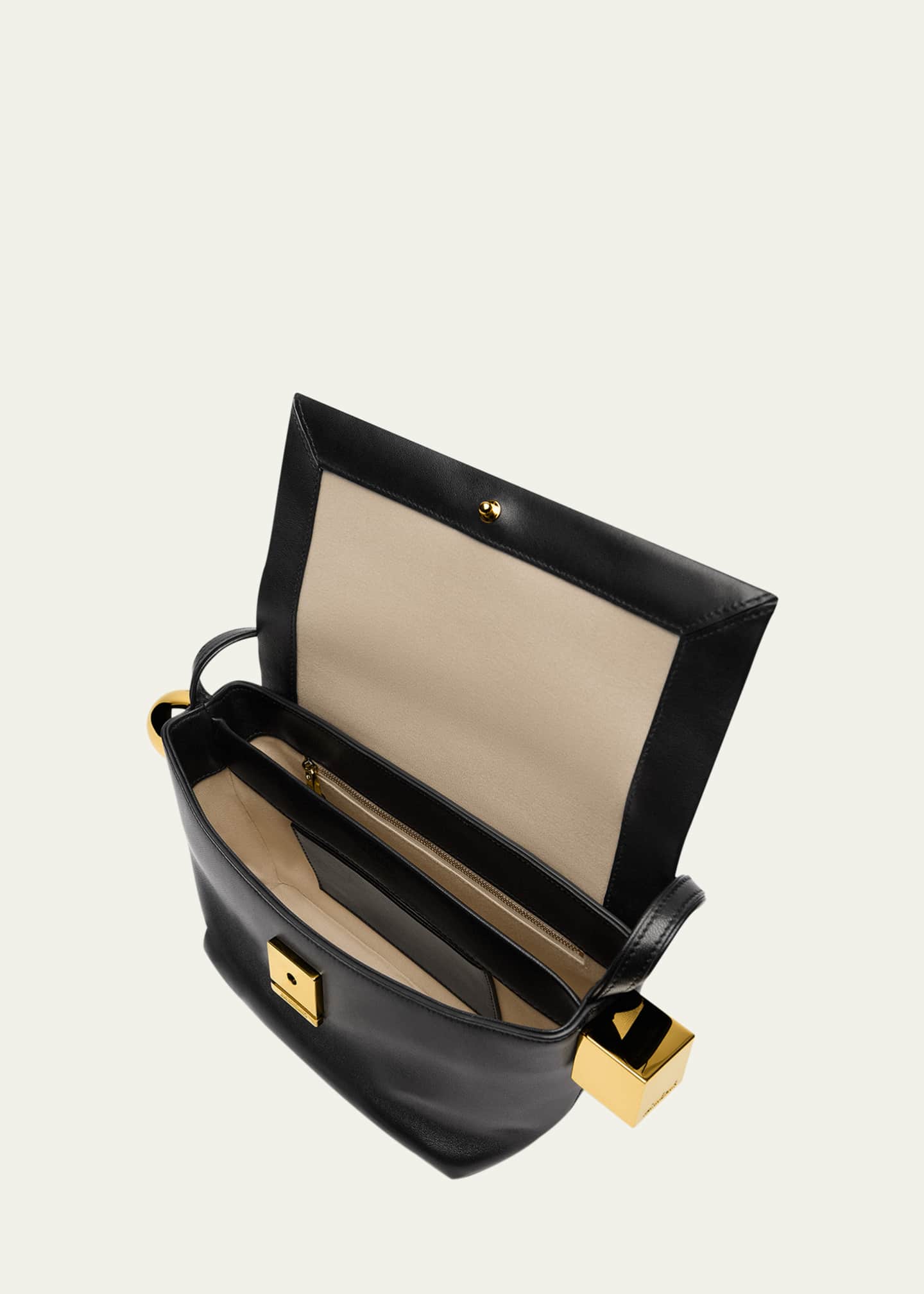 Jacquemus Le Rond Carre Leather Shoulder Bag - Bergdorf Goodman