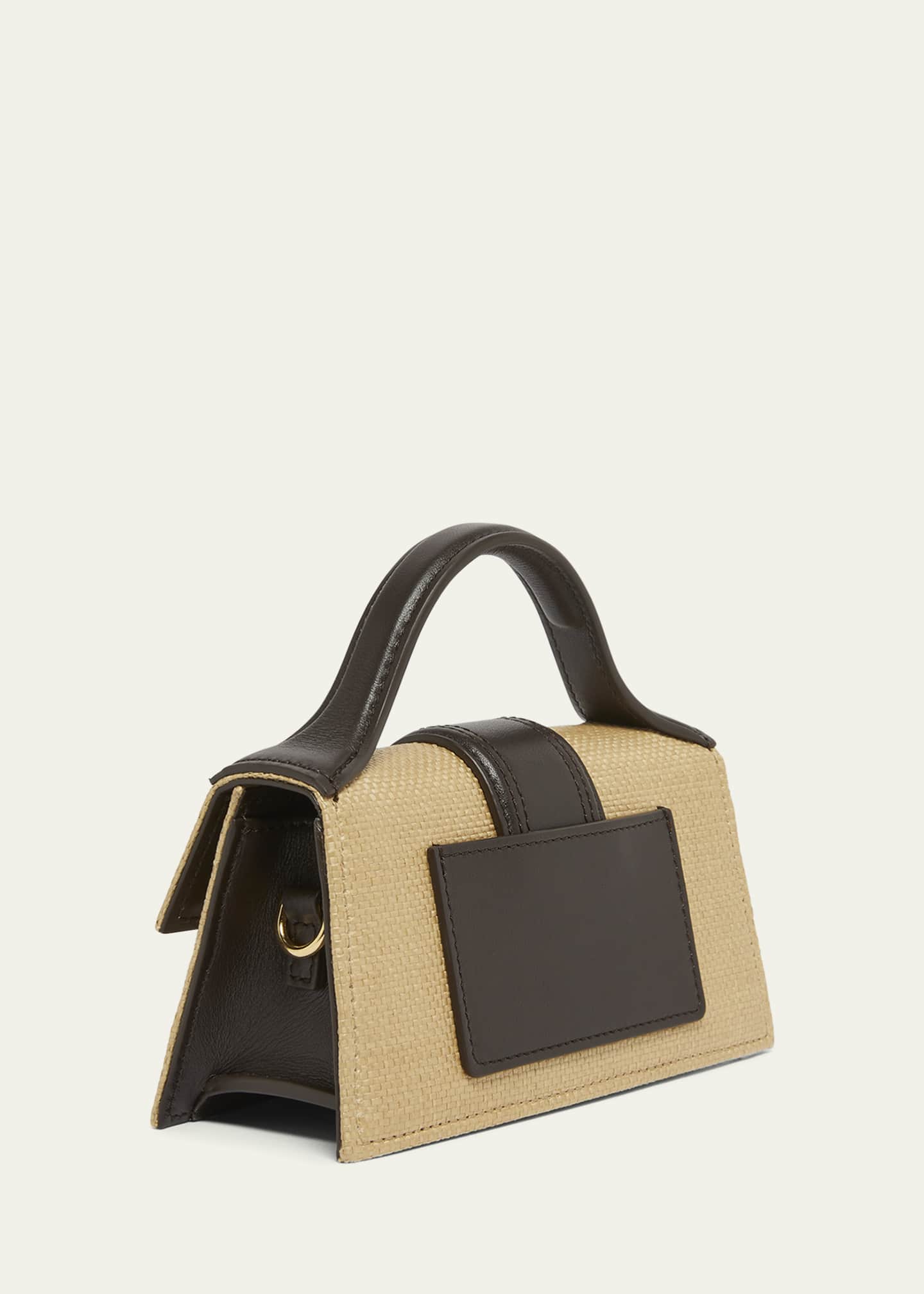 Jacquemus Le Bambino Woven Top-Handle Bag - Bergdorf Goodman