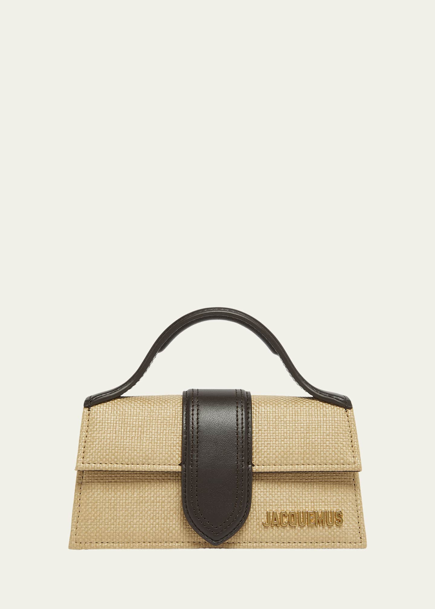 Jacquemus Le Bambino Woven Top-Handle Bag - Bergdorf Goodman