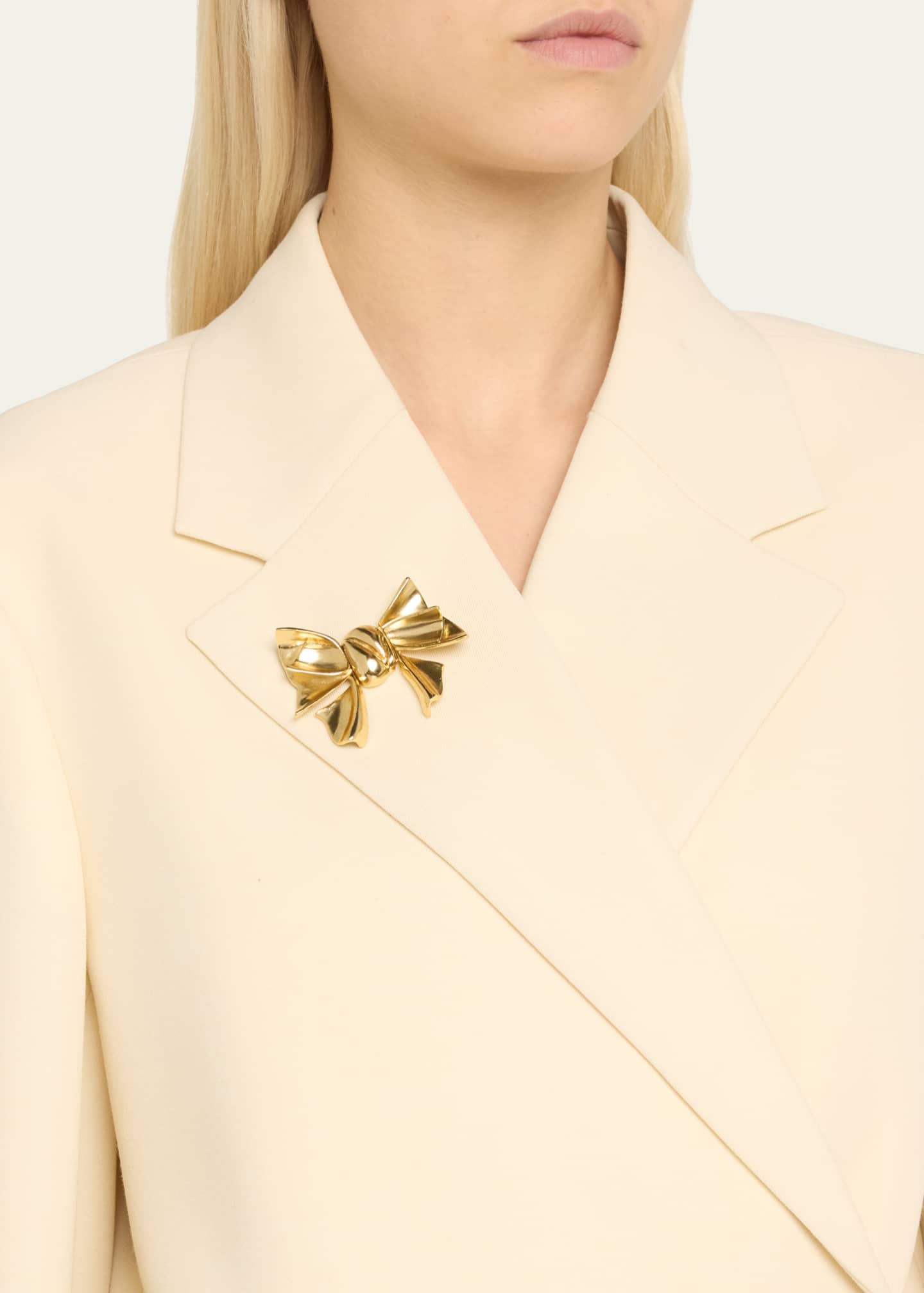 Oscar de la Renta Small Bow Brooch Bergdorf Goodman