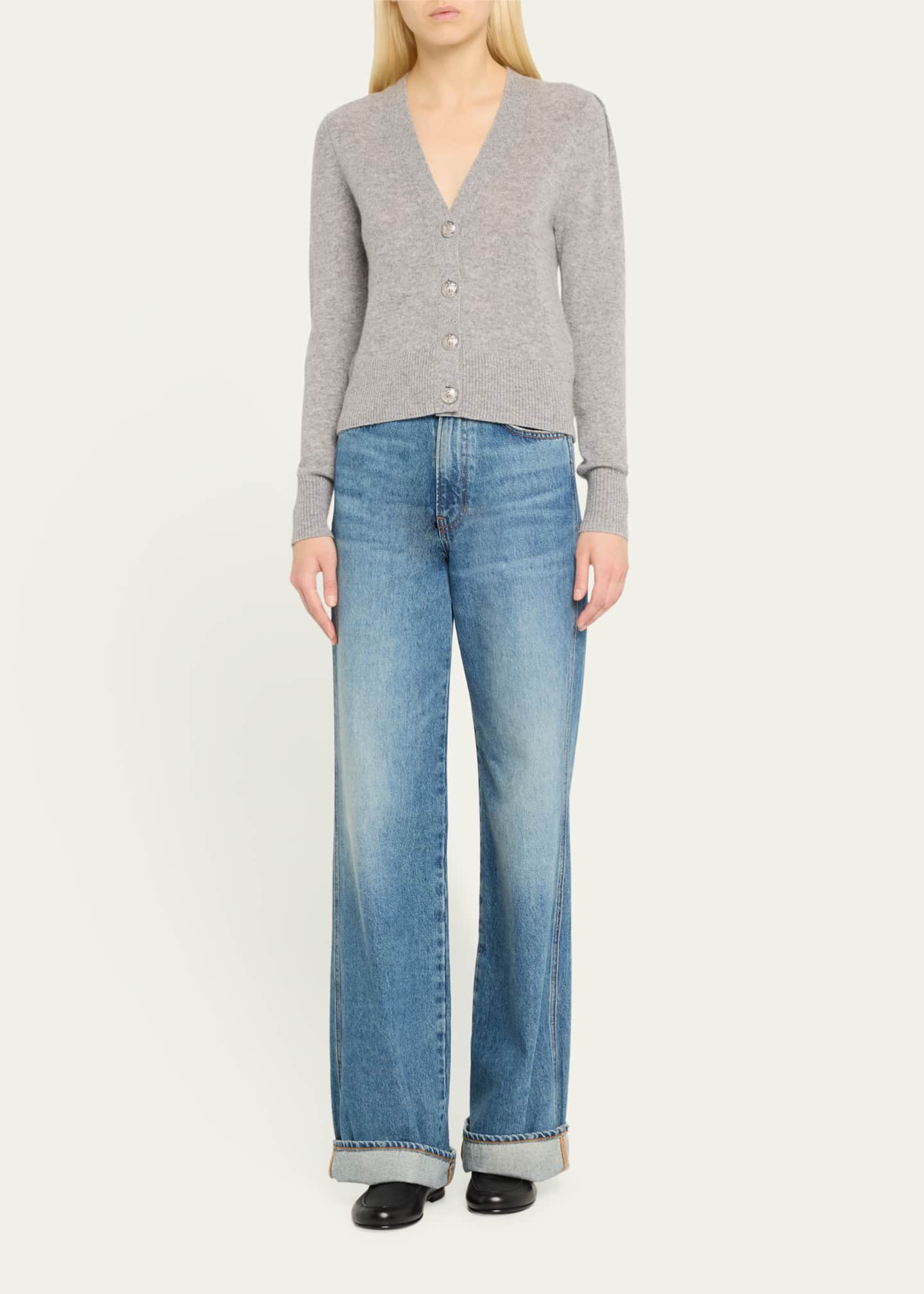 Veronica Beard Solene Cashmere Cardigan Image 2 of 5