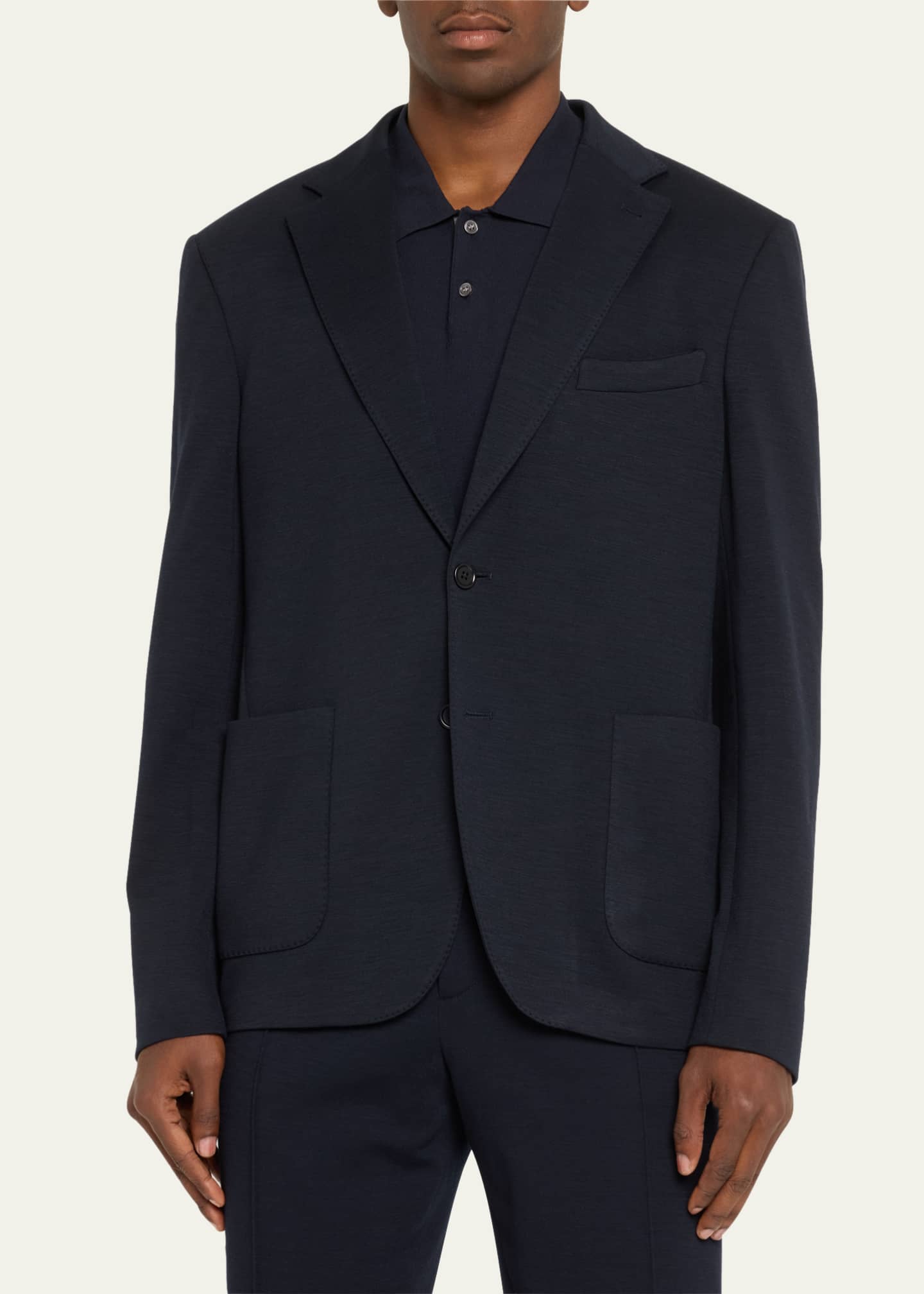 Officine Generale Men's Arthus Wool-Blend Blazer Image 4 of 5