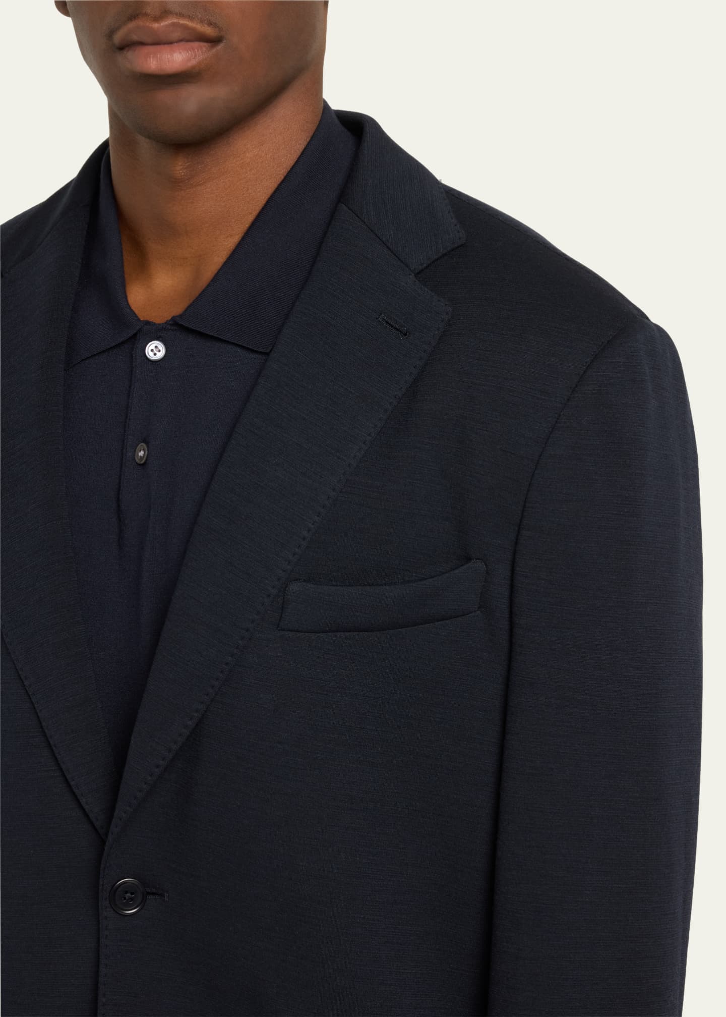 Officine Generale Men's Arthus Wool-Blend Blazer Image 5 of 5