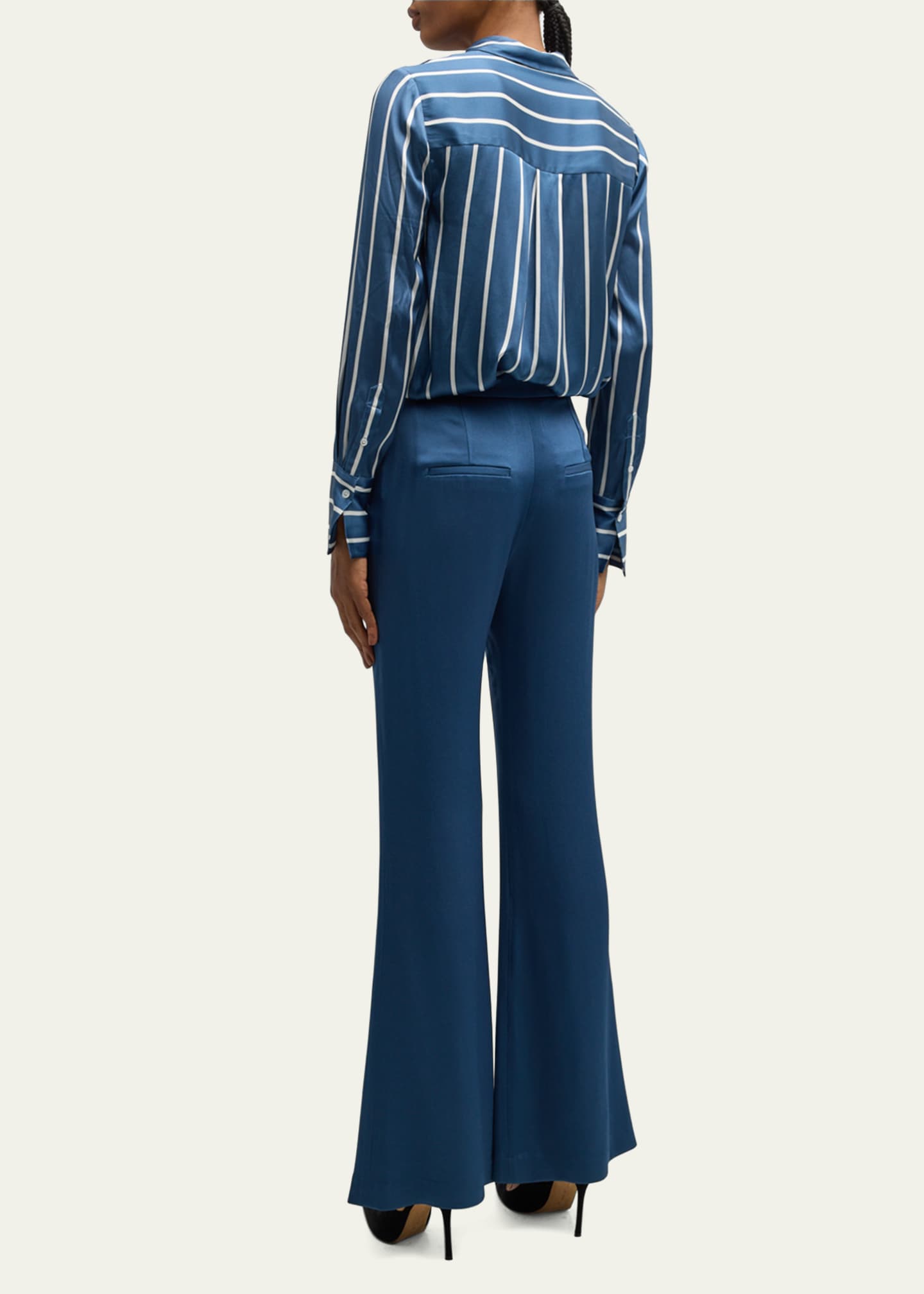 Veronica Beard Lebone Satin Pants Image 3 of 5