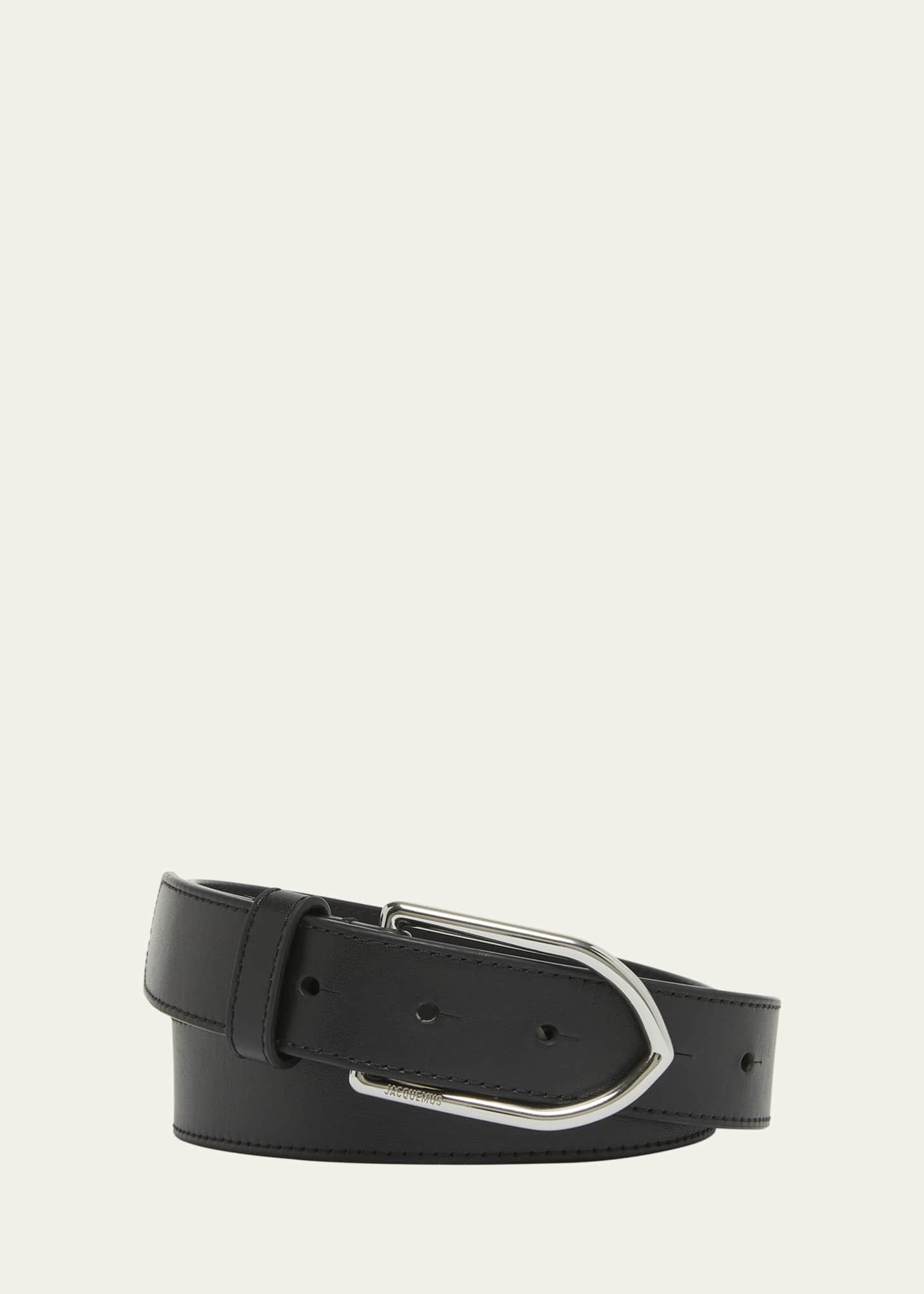 Jacquemus Men's La Ceinture Bambino Leather Belt Image 1 of 2