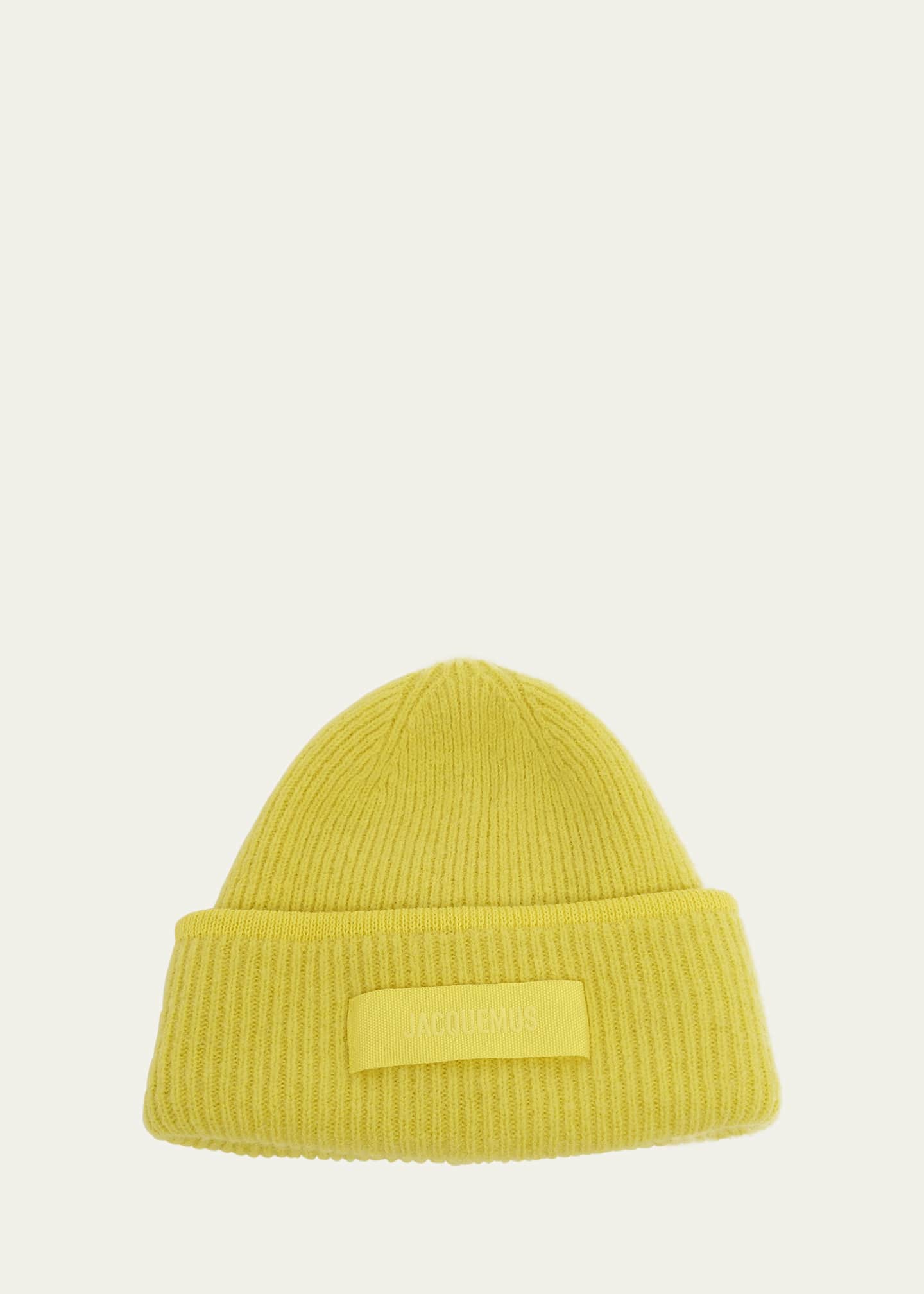 Jacquemus Men's Le Bonnet Ribbed Beanie Hat