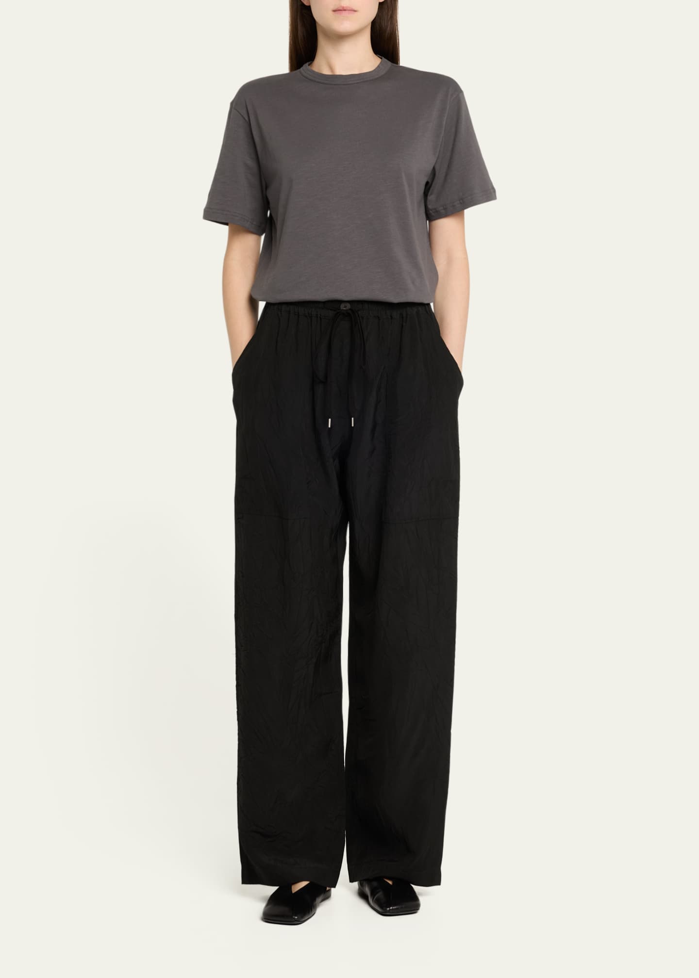 Studio Nicholson Short-Sleeve Jersey T-Shirt Image 2 of 5