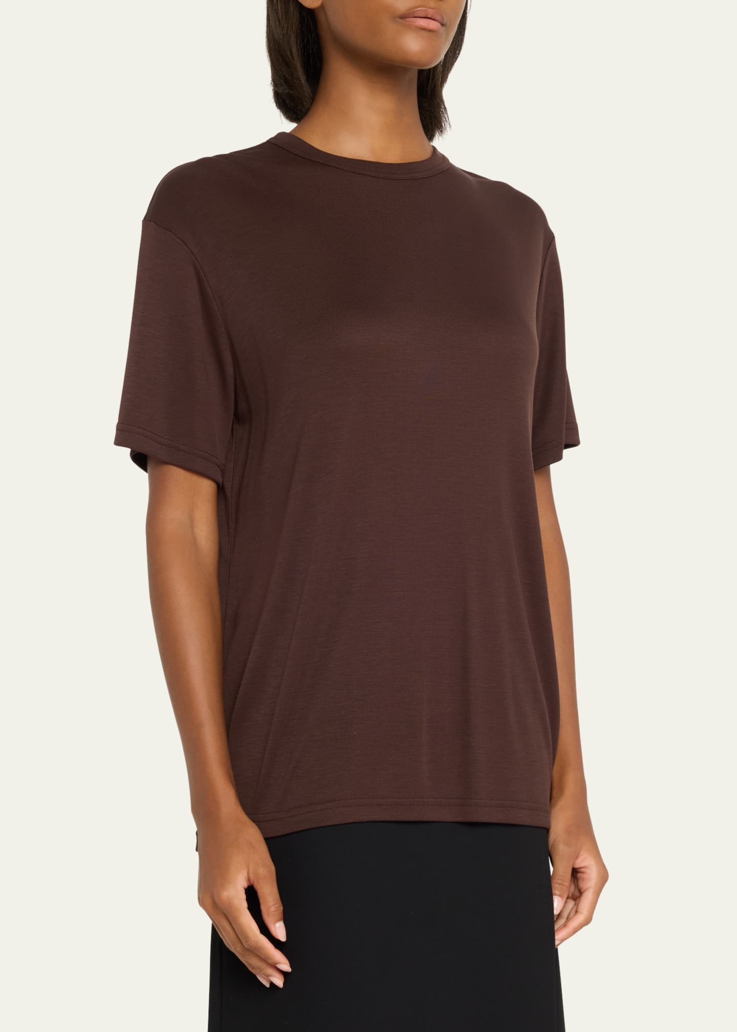Studio Nicholson Men's Shirt in Jersey Black