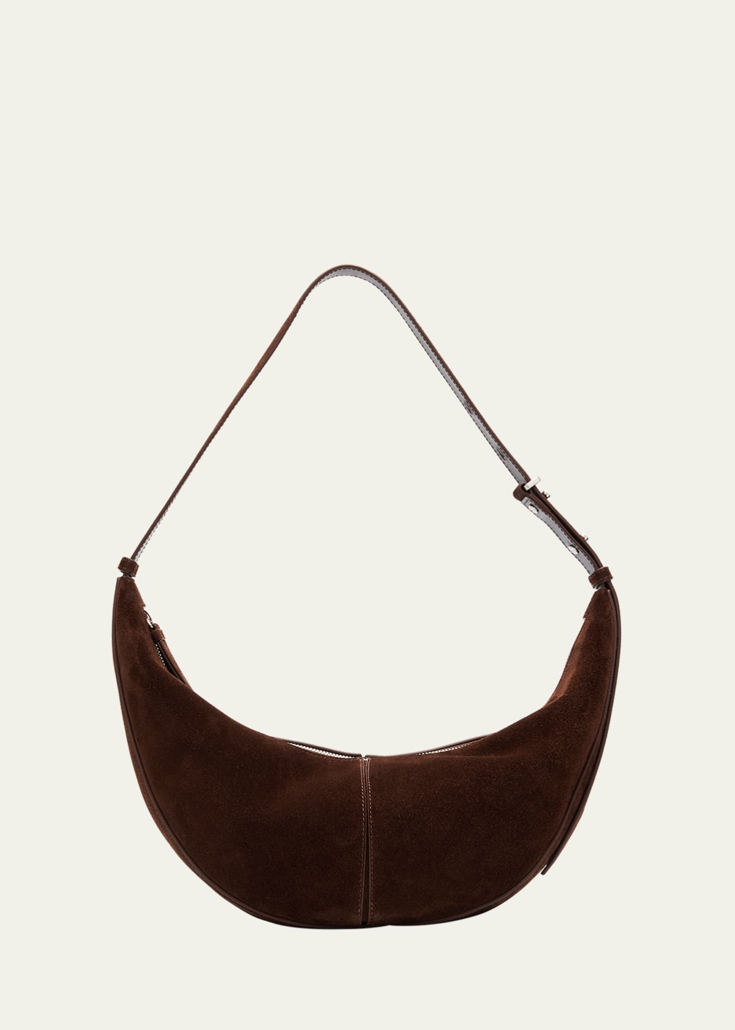 Proenza Schouler Slide Zip Suede Shoulder Bag Image 1 of 6