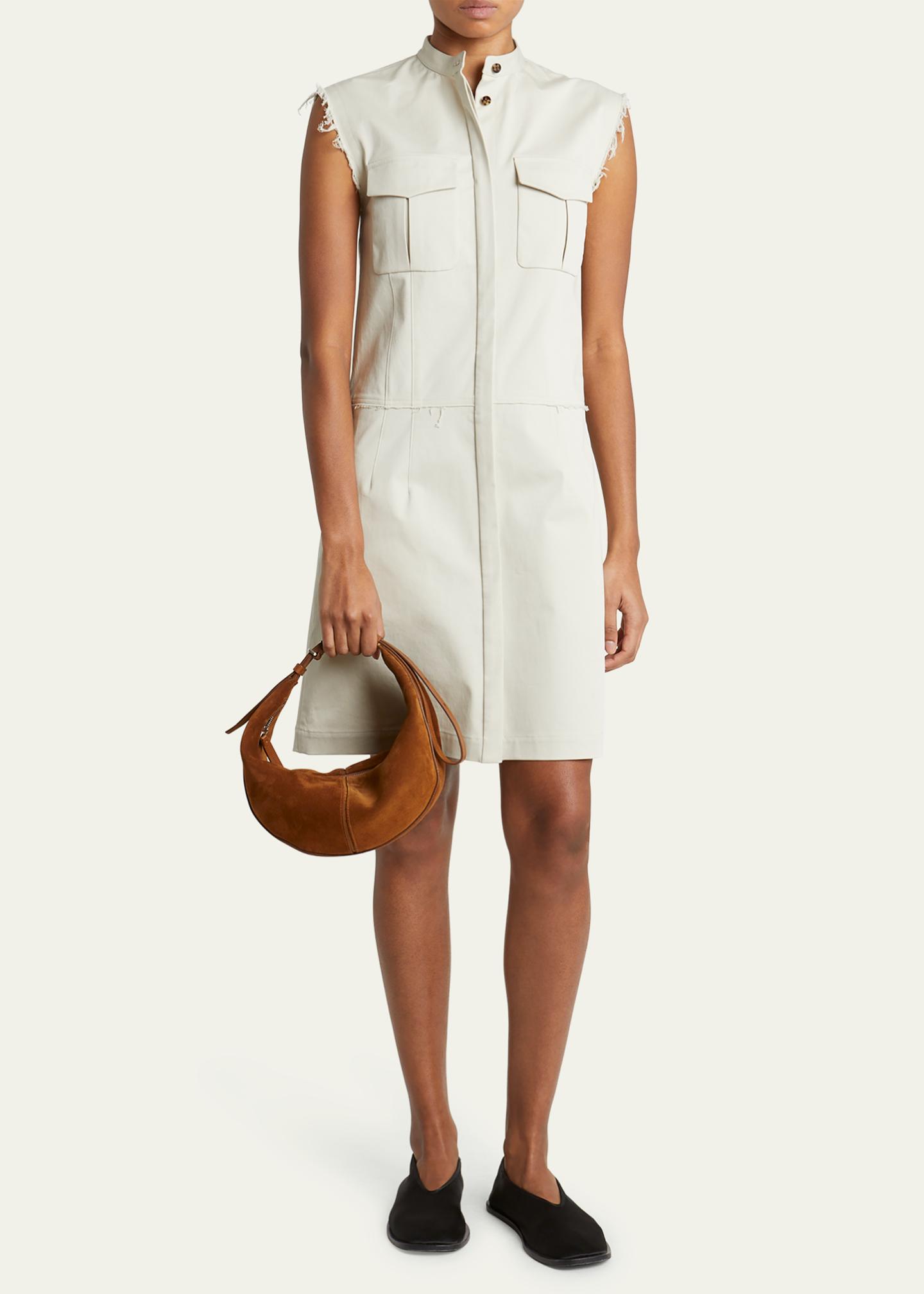 Proenza Schouler Slide Zip Suede Shoulder Bag - Bergdorf Goodman