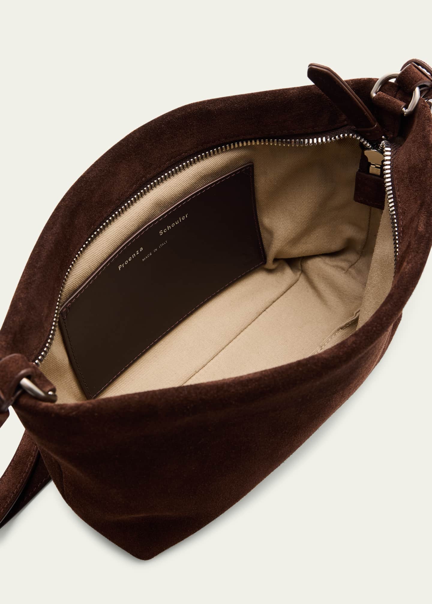 未使用/布袋付 Proenza Schouler スウェードミニショルダーバッグ Proenza Schouler Bond Zip Suede Shoulder Bag - Bergdorf Goodman