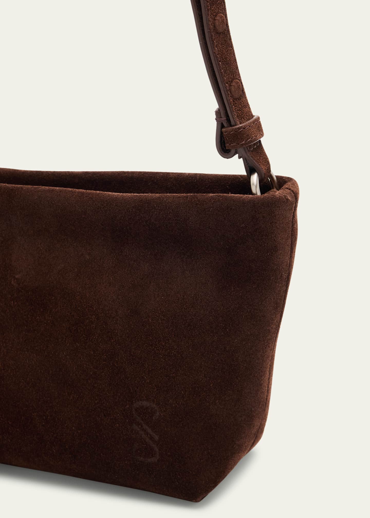Proenza Schouler Bond Zip Suede Shoulder Bag - Bergdorf Goodman
