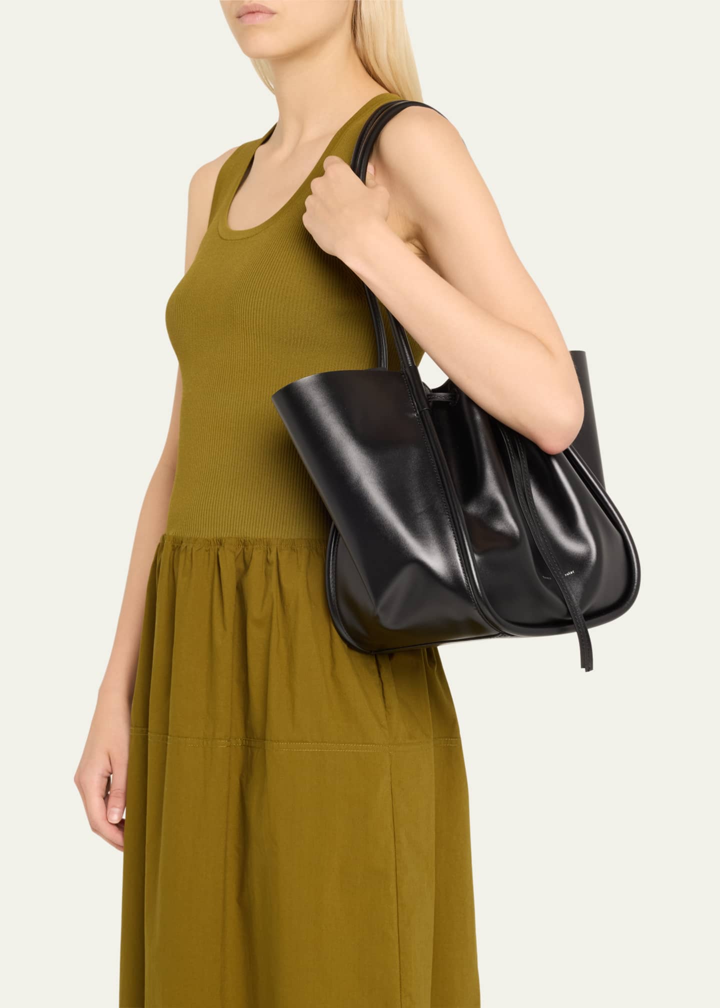 Proenza Schouler Large Ruched Calf Leather Tote Bag - Bergdorf Goodman