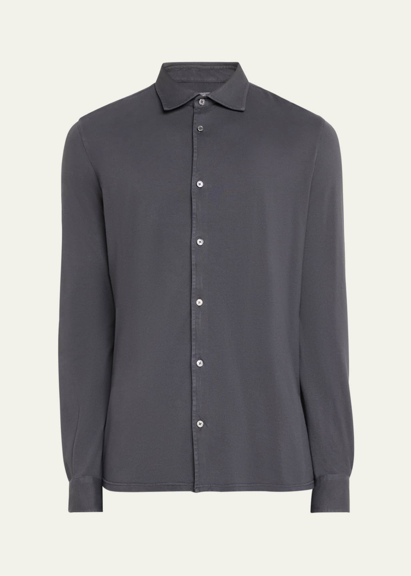 Fedeli cotton button down shirt sales