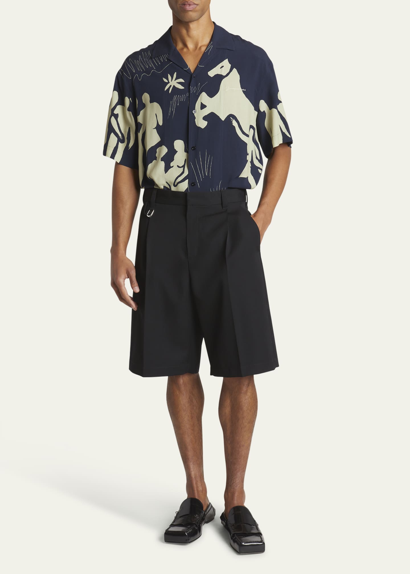 Jacquemus Men's Melo Tailored Bermuda Shorts Image 2 of 5