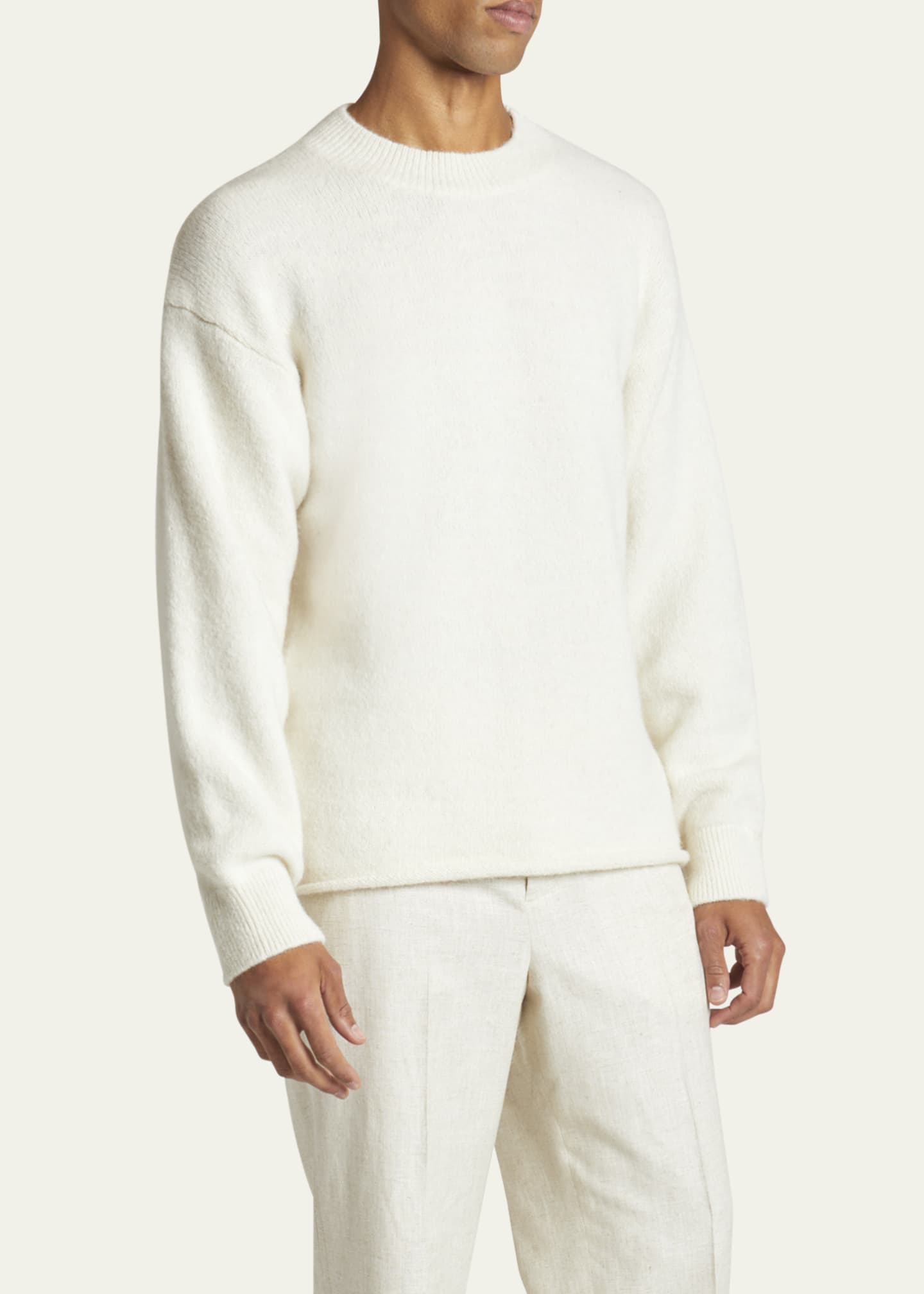 Jacquemus Men's Intarsia Logo Sweater Image 4 of 5