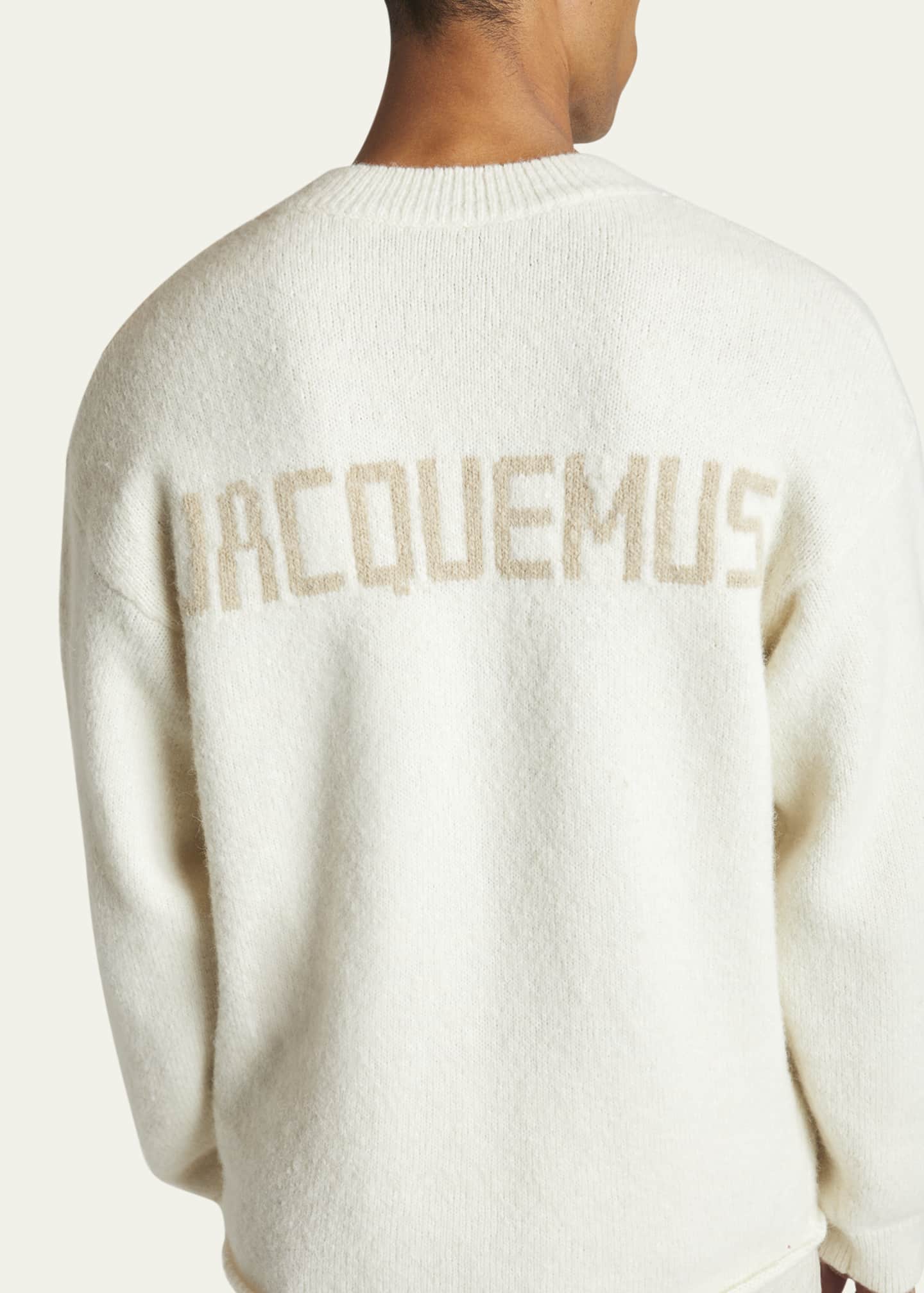 Jacquemus Men's Intarsia Logo Sweater Image 5 of 5