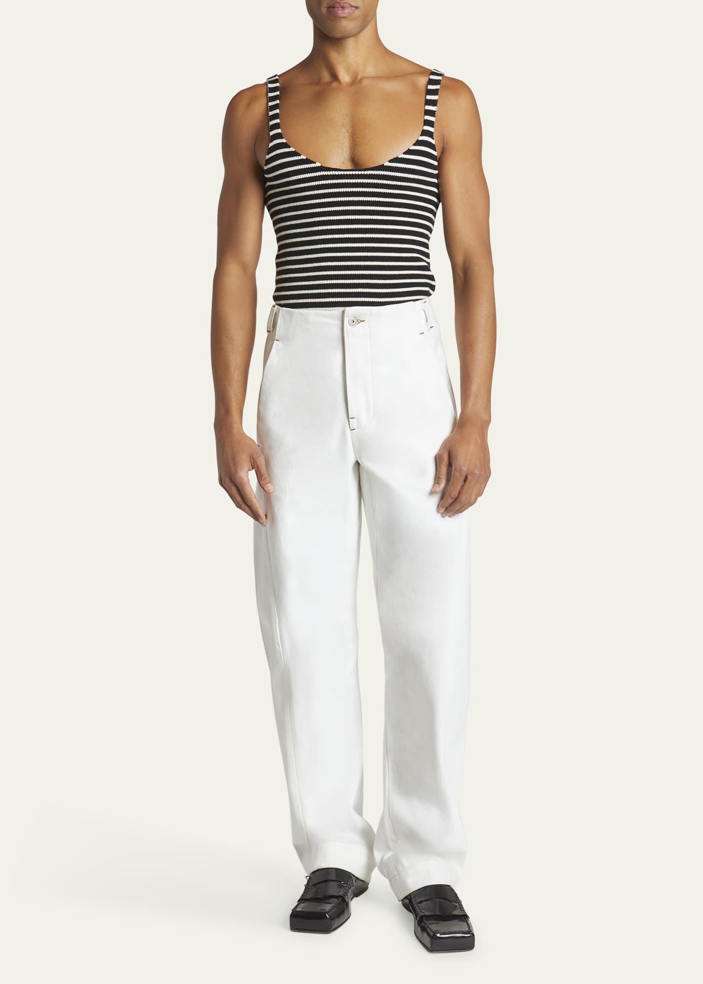 Jacquemus Men's Scala Straight-Leg Jeans Image 2 of 5