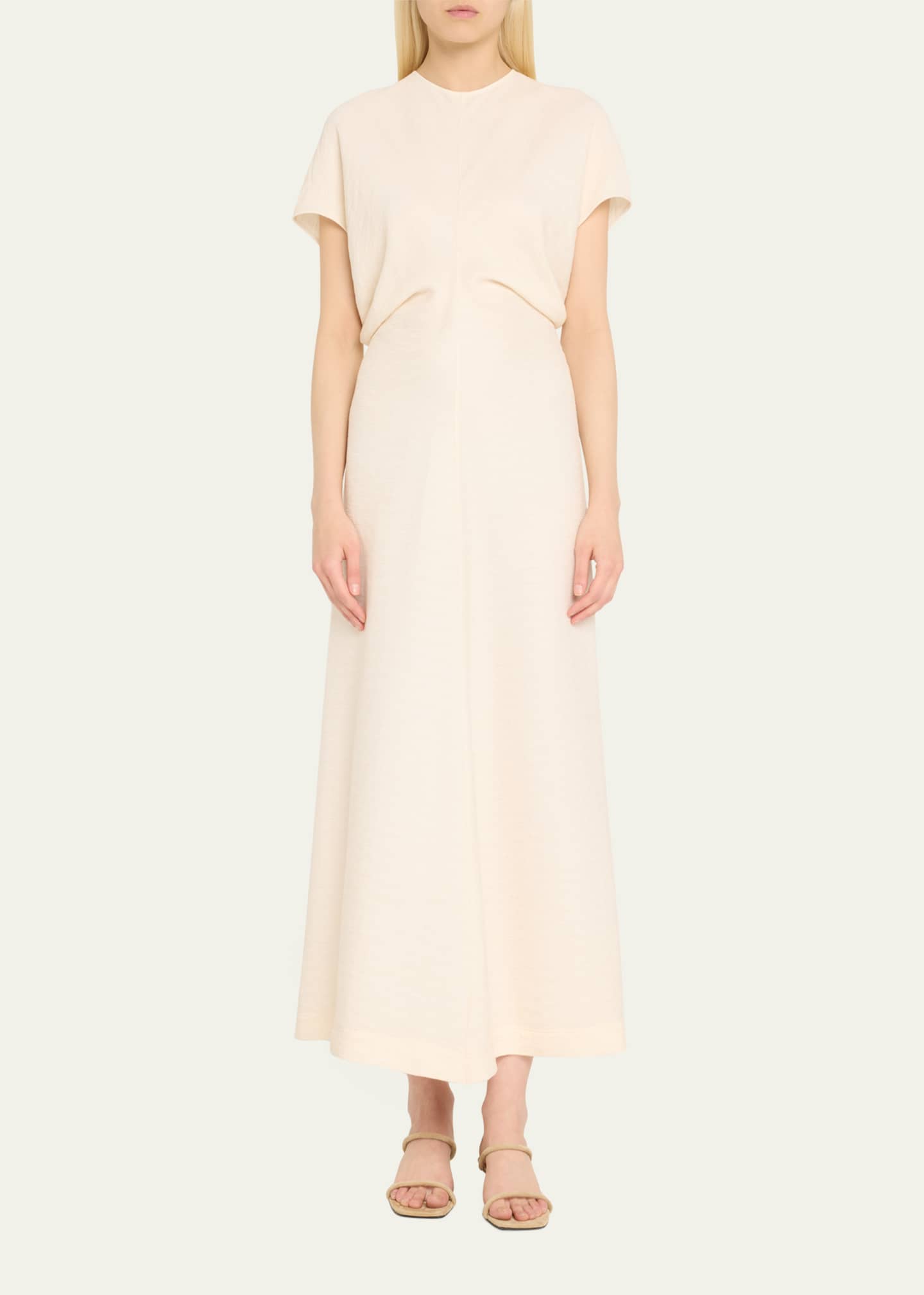 Toteme Crinkle Slouch Waist Dress Image 2 of 5
