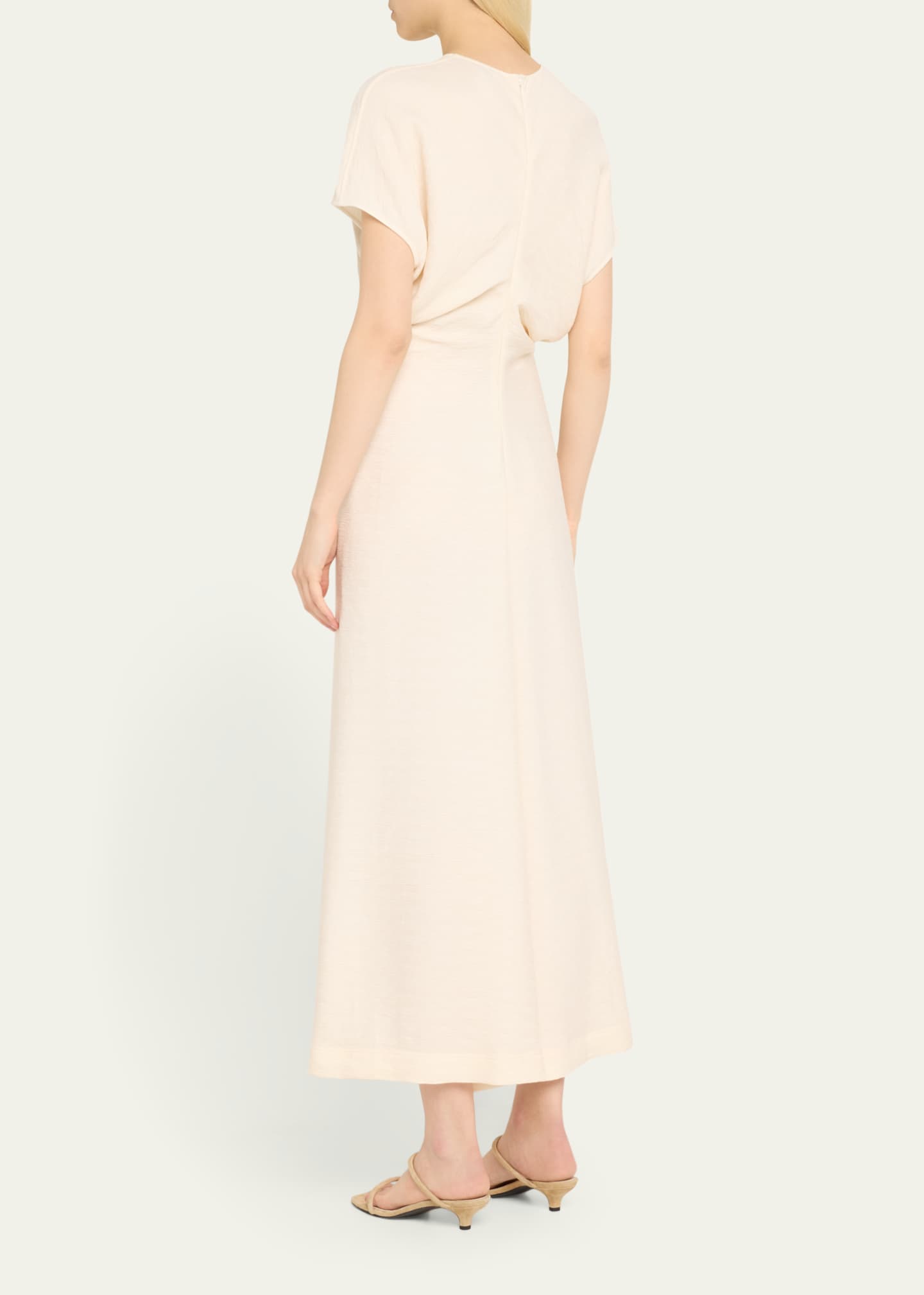 Toteme Crinkle Slouch Waist Dress Image 3 of 5