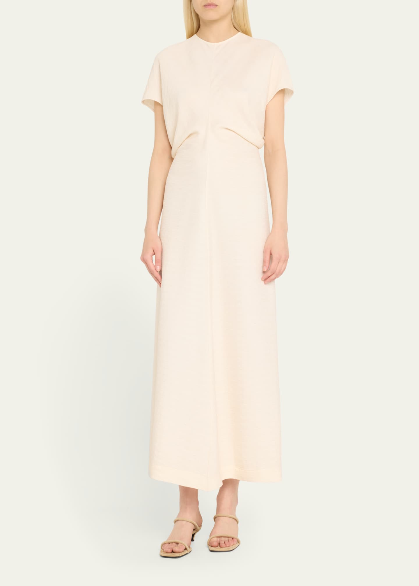 Toteme Crinkle Slouch Waist Dress Image 4 of 5