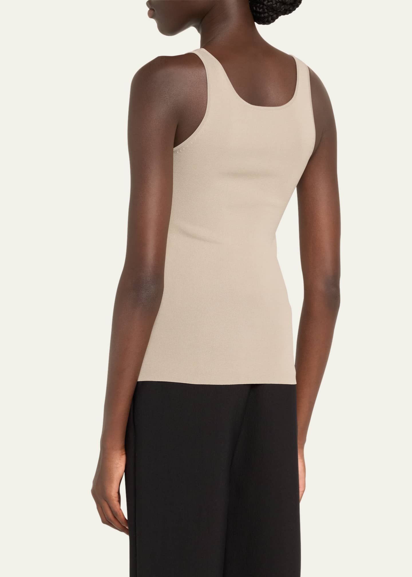 Toteme Compact Knit Tank Top Image 3 of 5