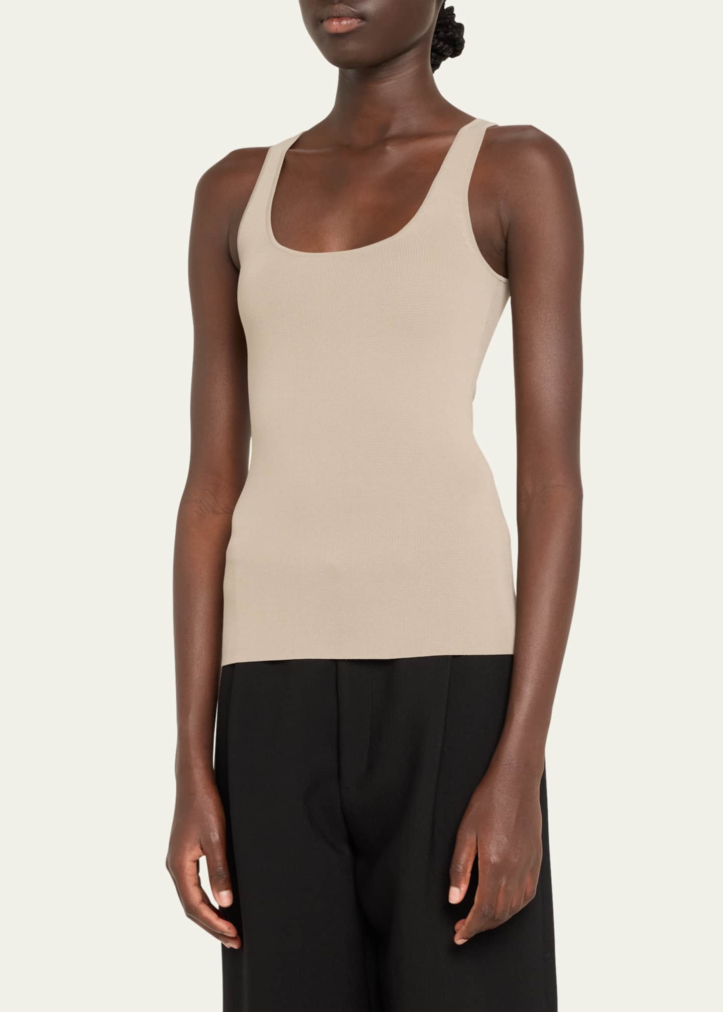Toteme Compact Knit Tank Top Image 4 of 5