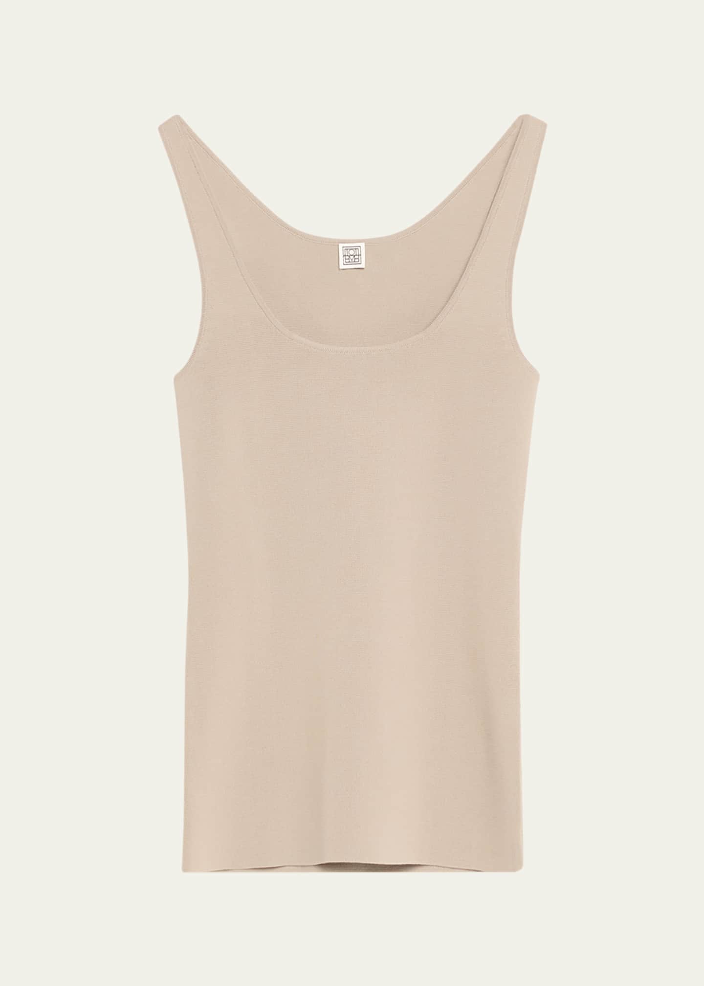 Toteme Compact Knit Tank Top Image 1 of 5