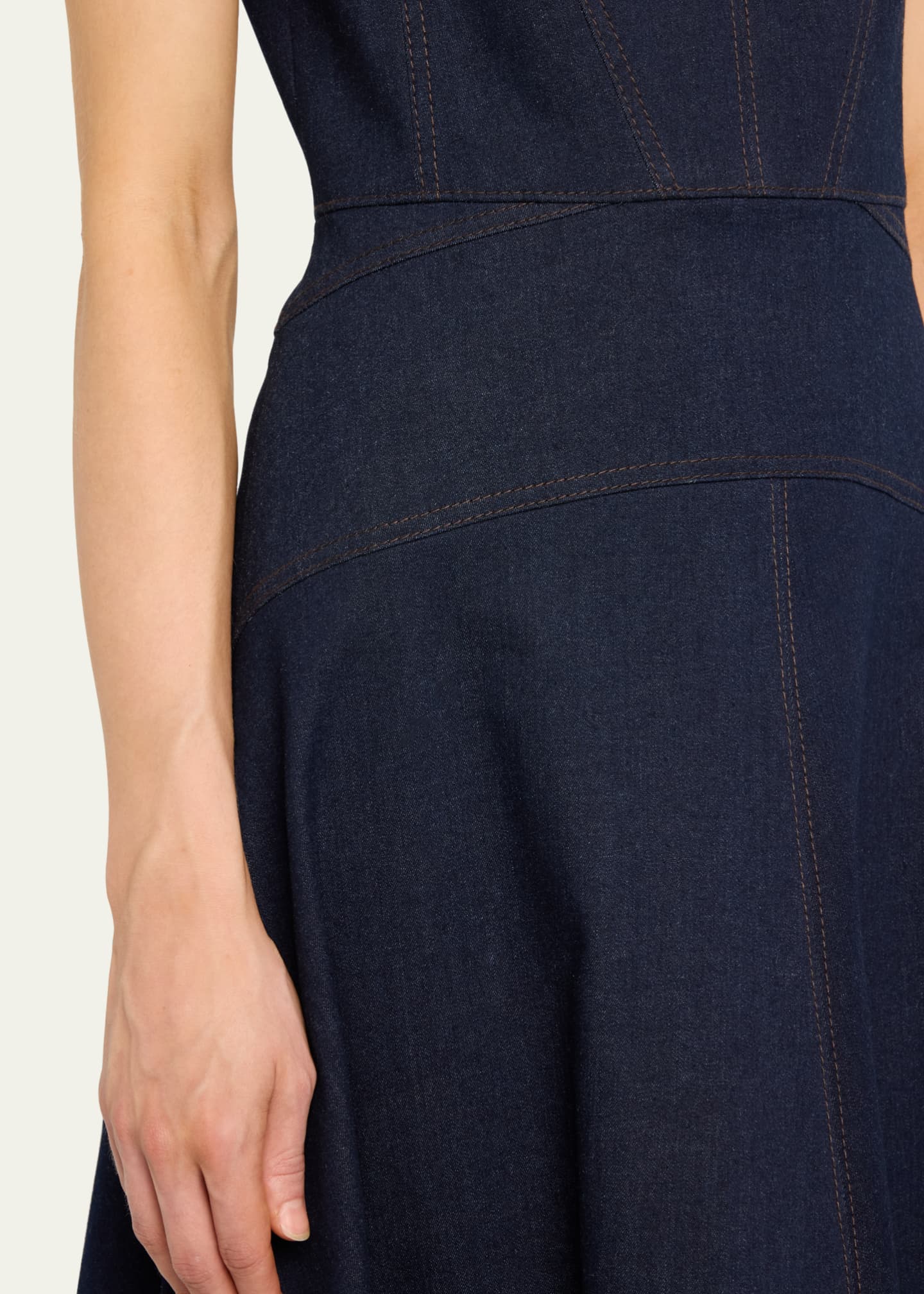 Veronica Beard Karrigan Denim Dress Midnight Wash Size 8