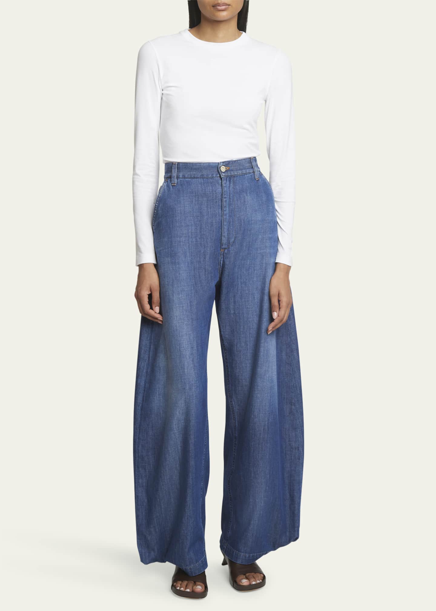 Loewe Balloon-Leg Denim Pants Image 2 of 5