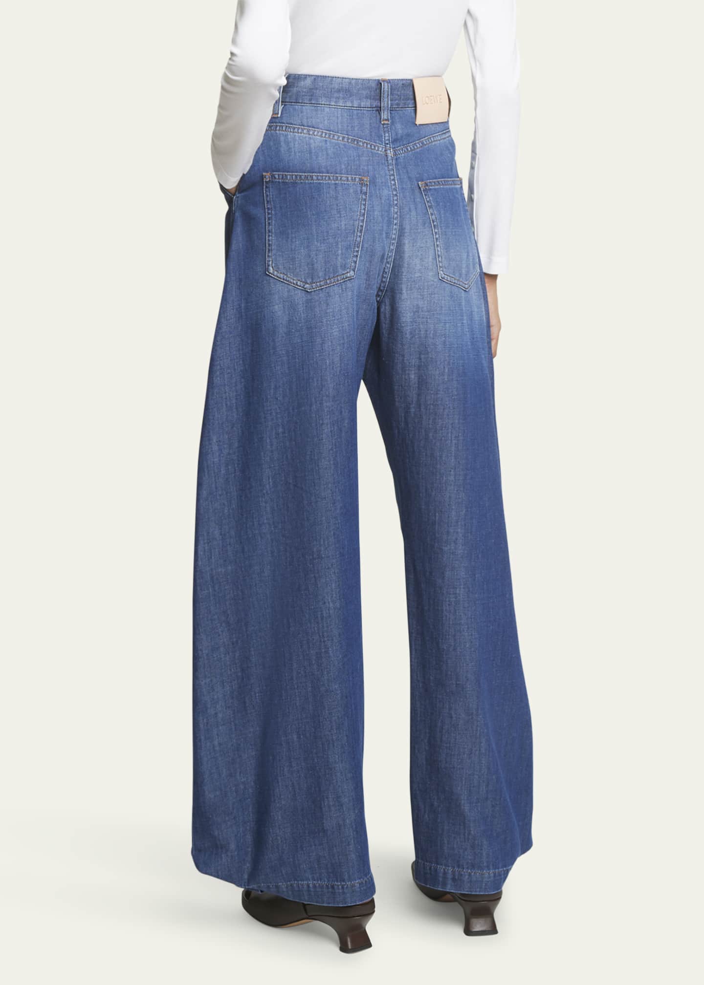 Loewe Balloon-Leg Denim Pants Image 3 of 5